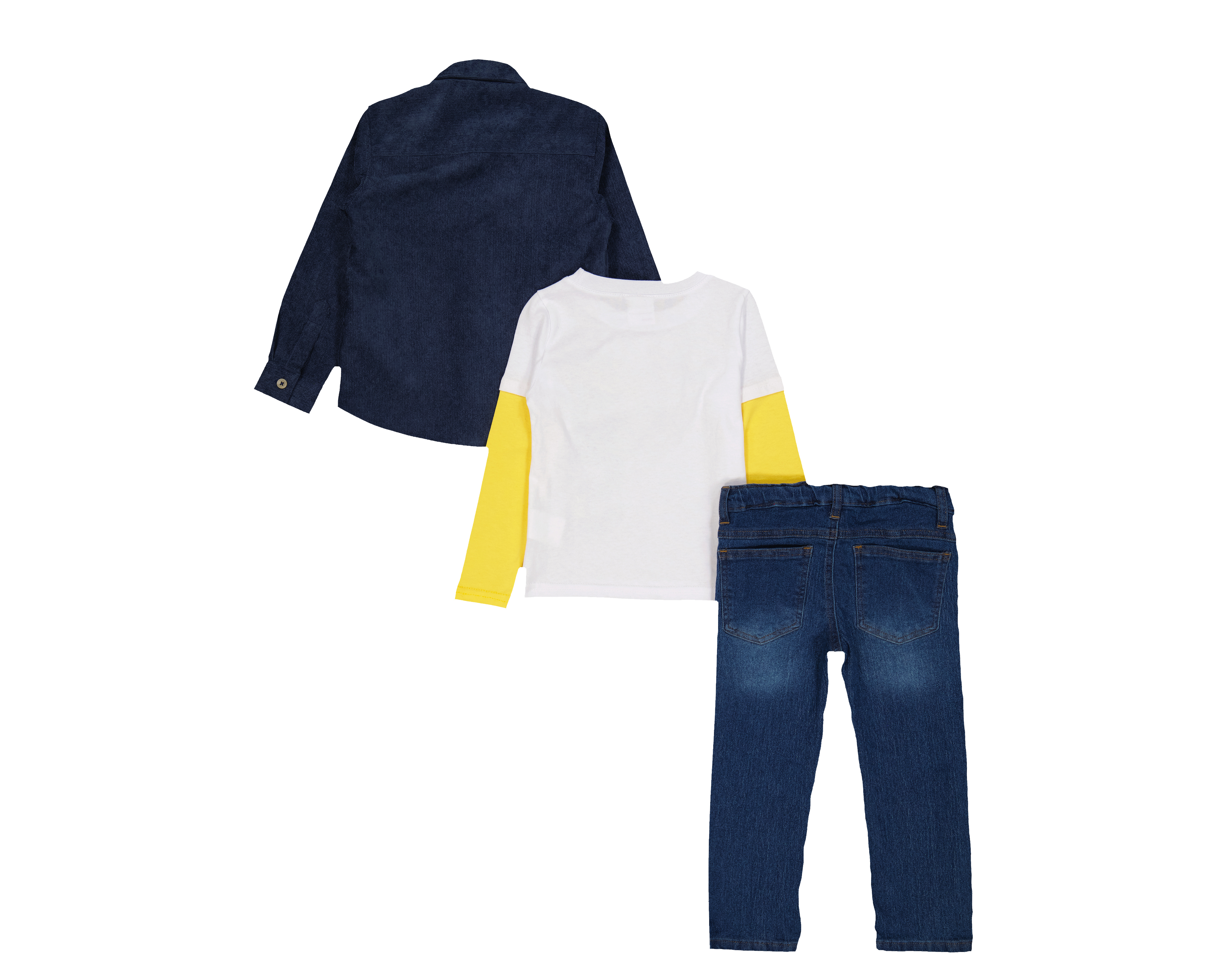 Foto 3 pulgar | Foto 2 | Conjunto para Bebé Niño Baby Colors 3 Piezas