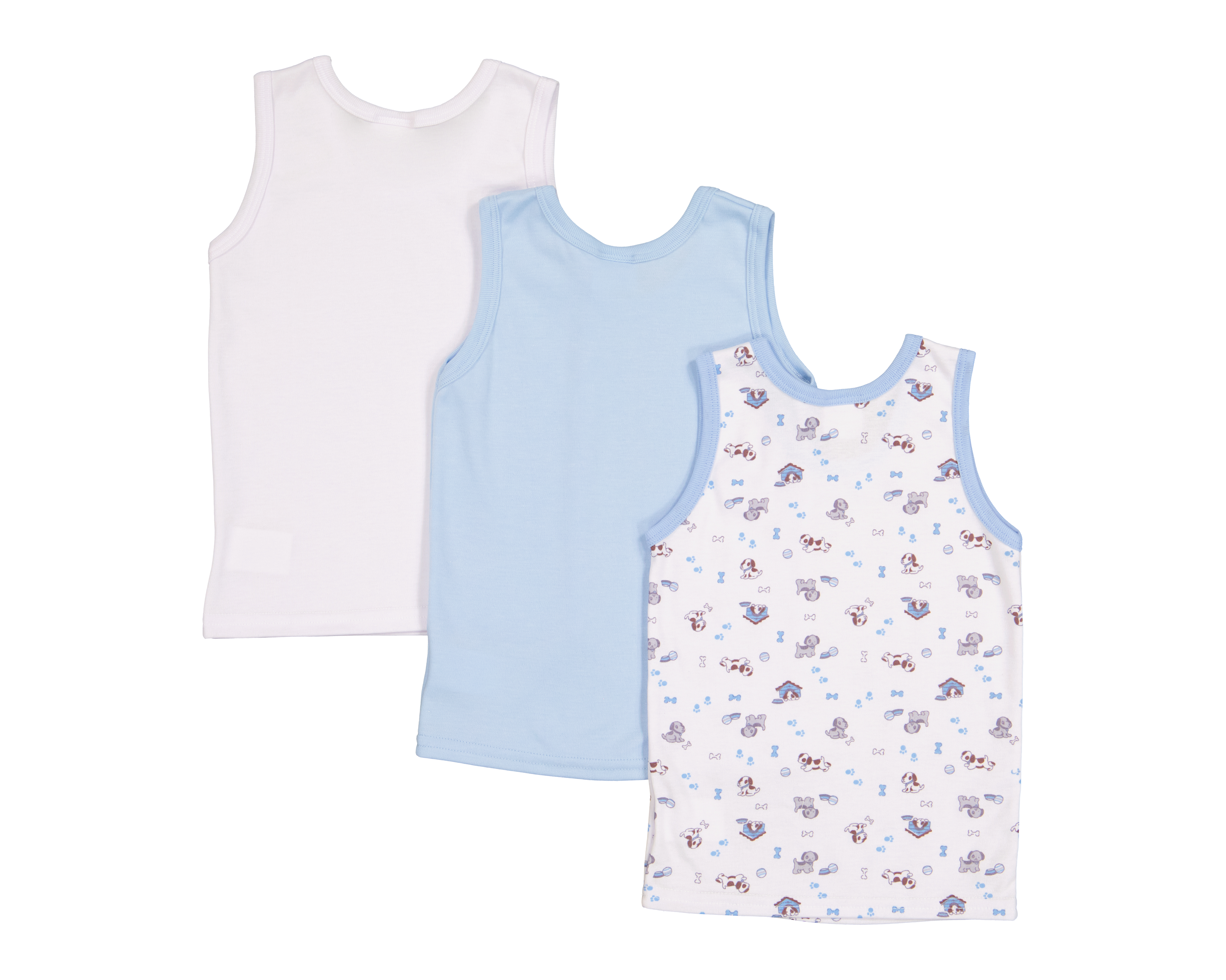 Foto 3 pulgar | Foto 2 | Camiseta Interior Baby Colors para Bebé Niño 3 Piezas