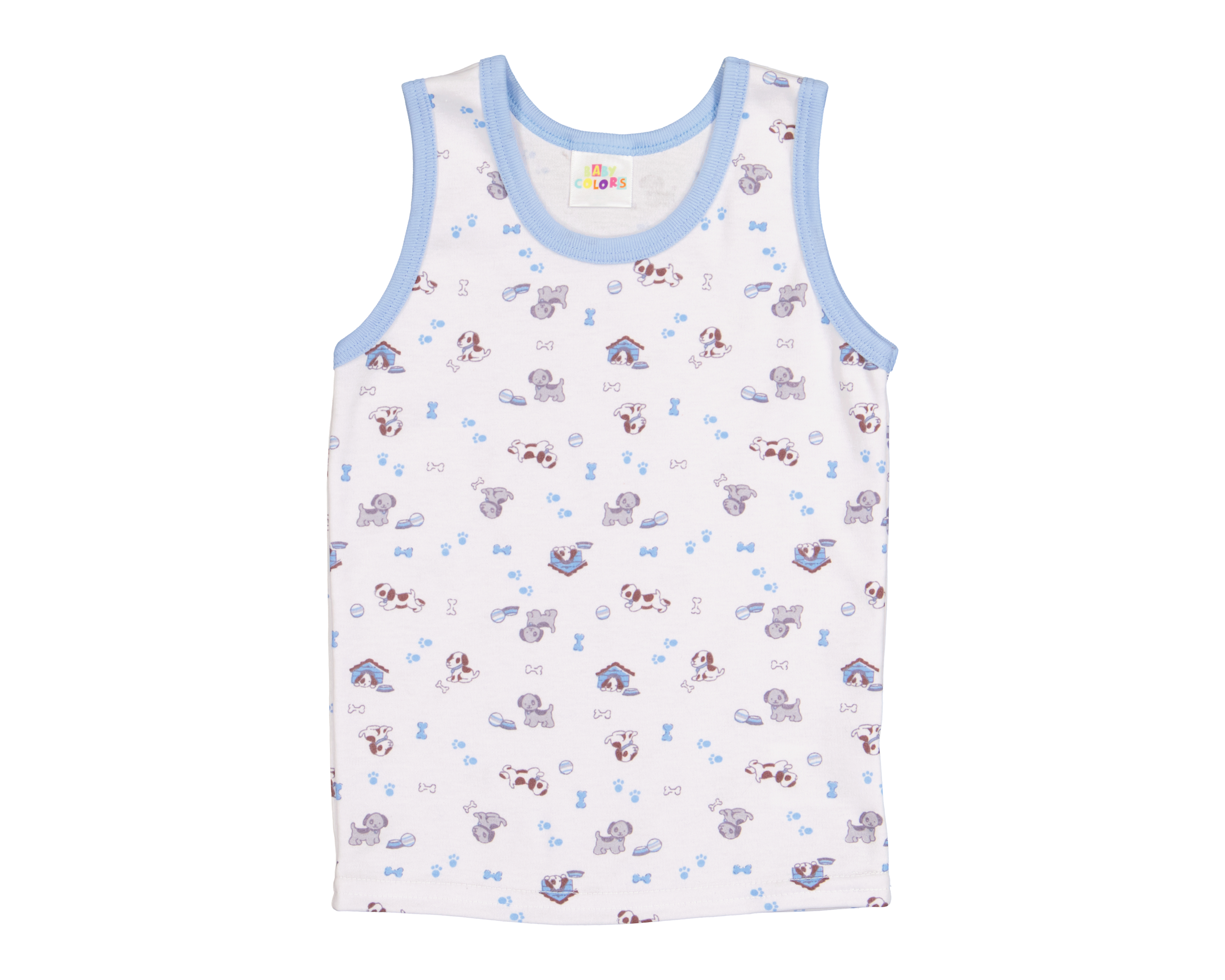 Foto 4 pulgar | Foto 3 | Camiseta Interior Baby Colors para Bebé Niño 3 Piezas