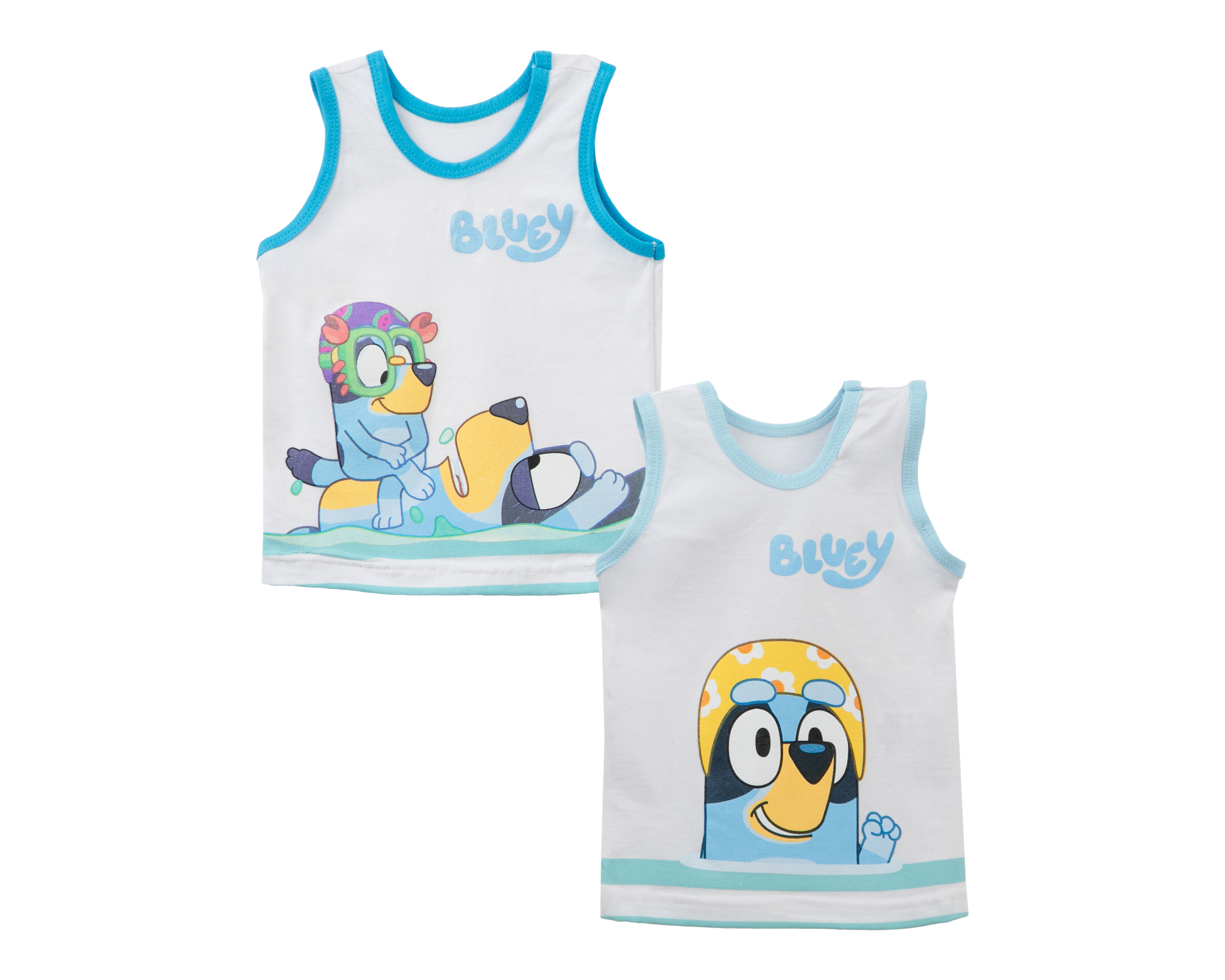 Camiseta Interior Bluey para Bebé Niño 2 Piezas