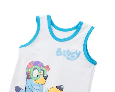 Foto 2 | Foto 2 | Camiseta Interior Bluey para Bebé Niño 2 Piezas