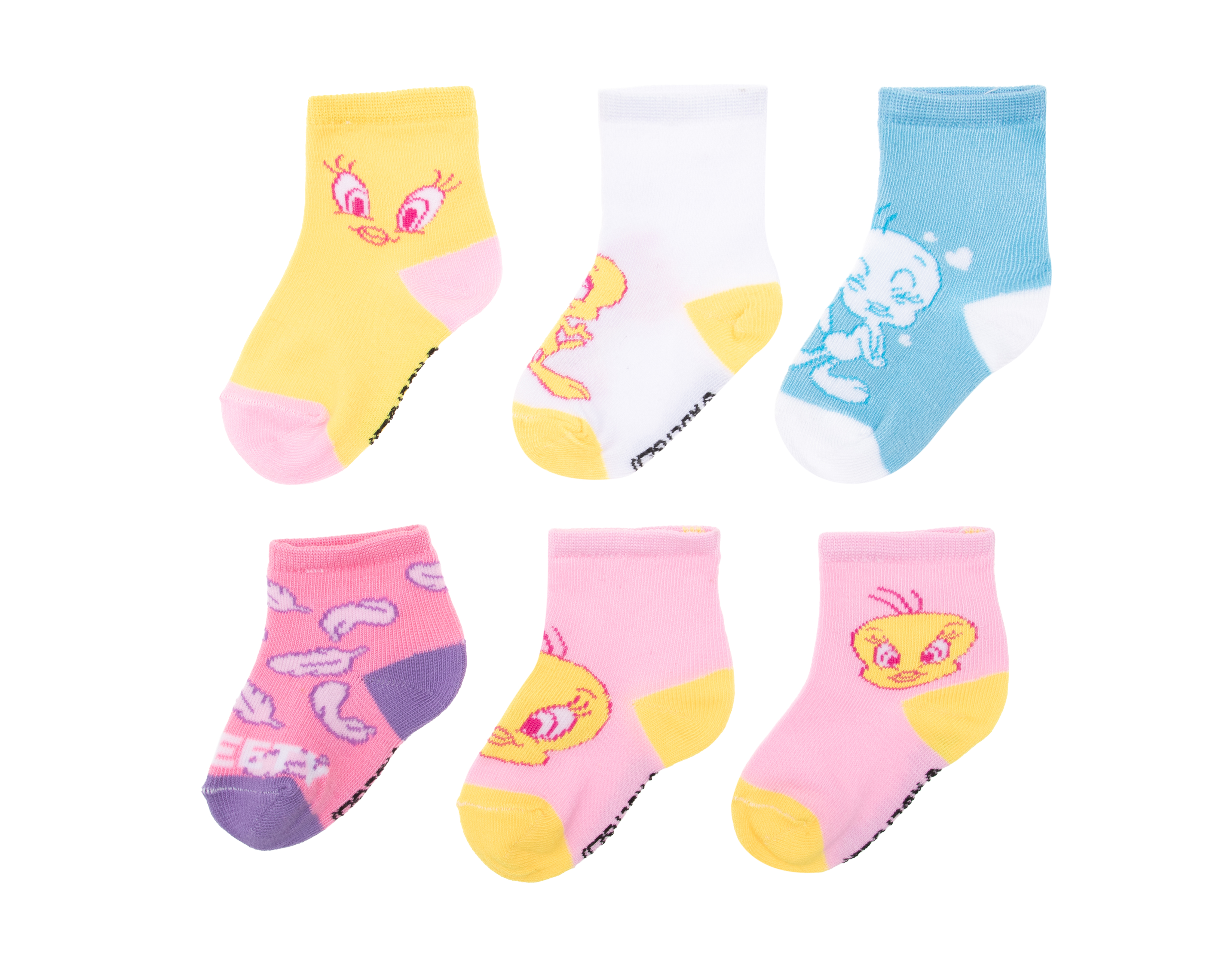 Foto 1 | Foto 1 | Calcetines para Bebé Niña Looney Tunes 6 Pares