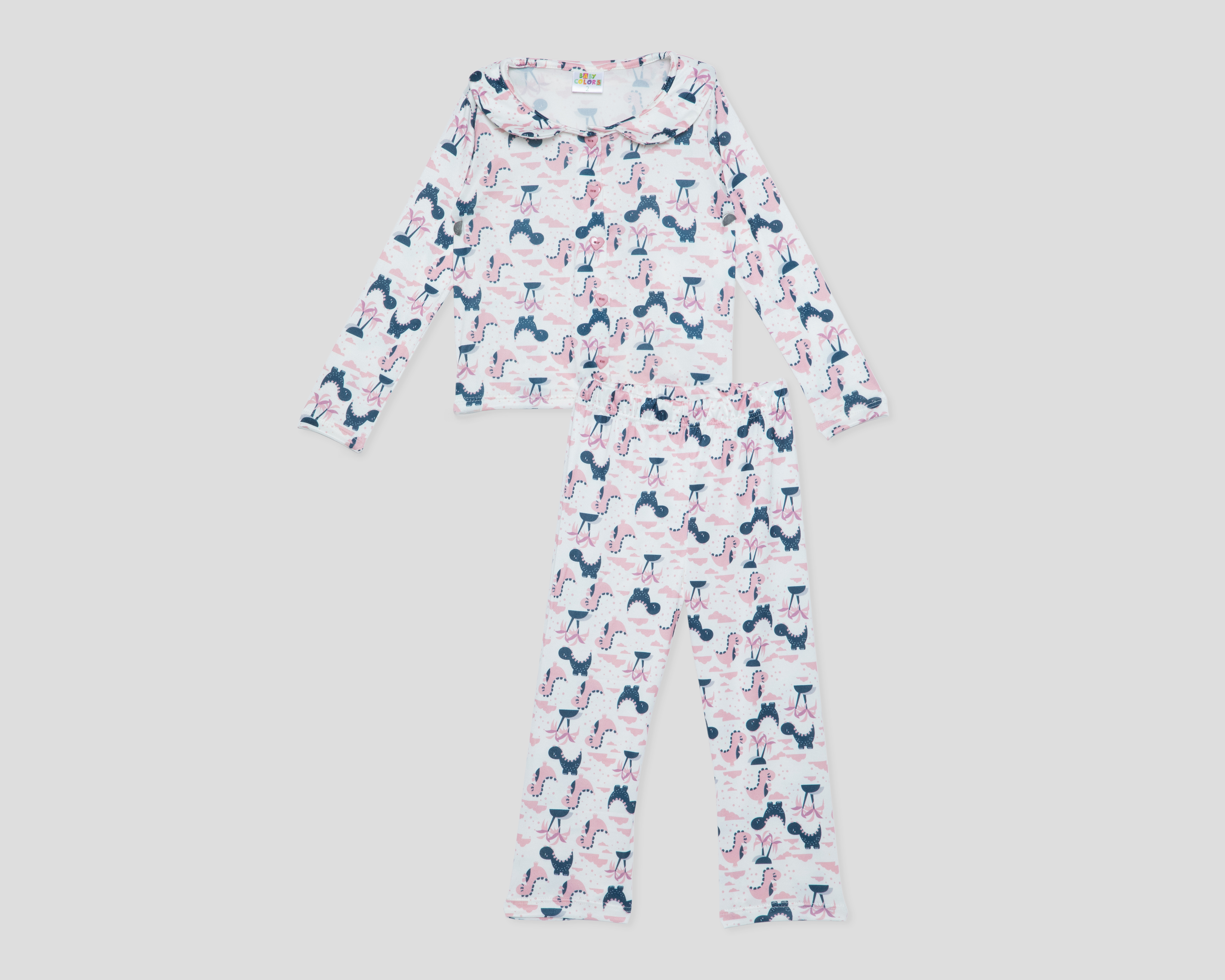 Foto 1 | Foto 1 | Pijama para Bebé Niña Baby Colors Estampada