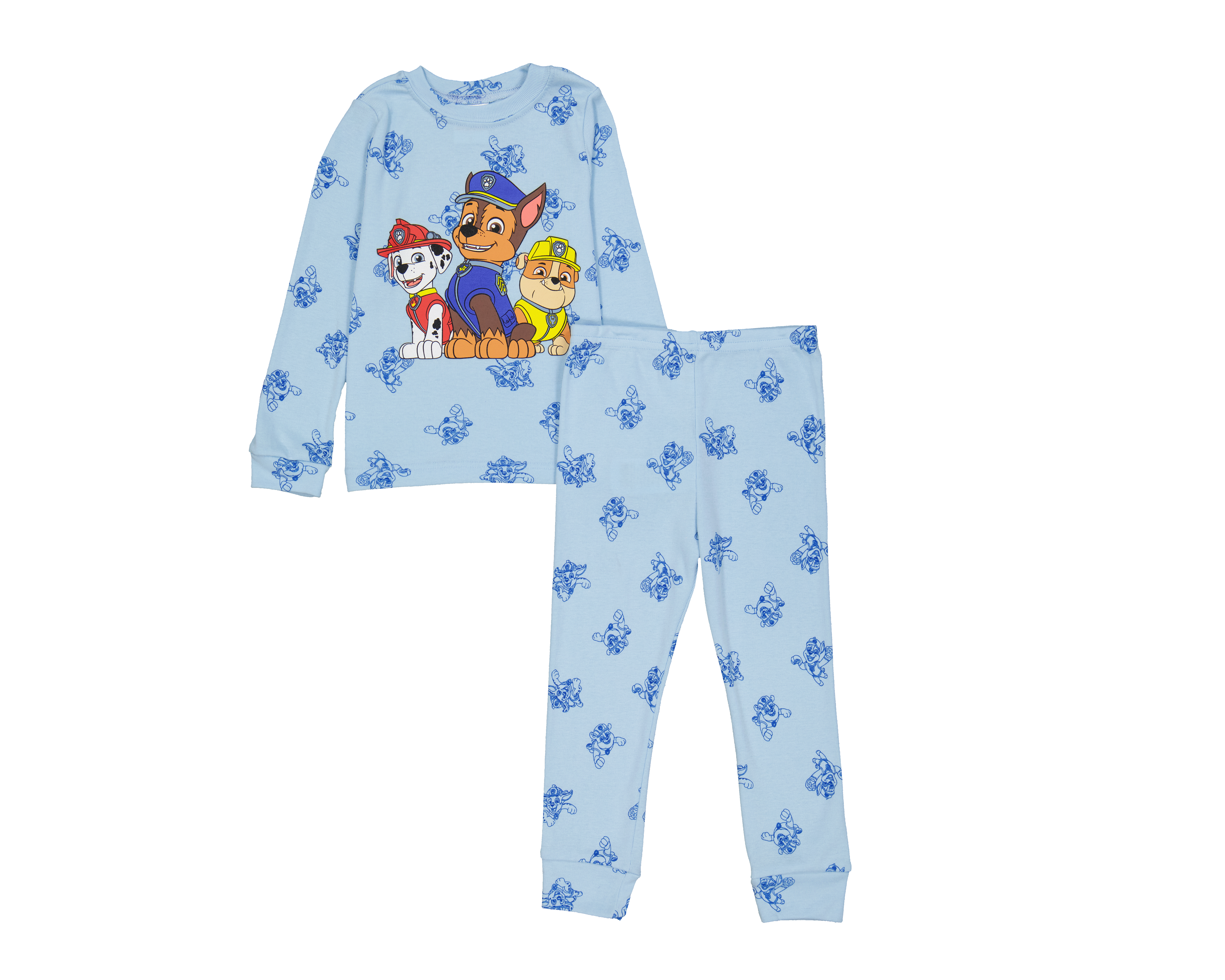 Foto 2 pulgar | Foto 1 | Pijama para Bebé Niño Paw Patrol de Algodón Azul