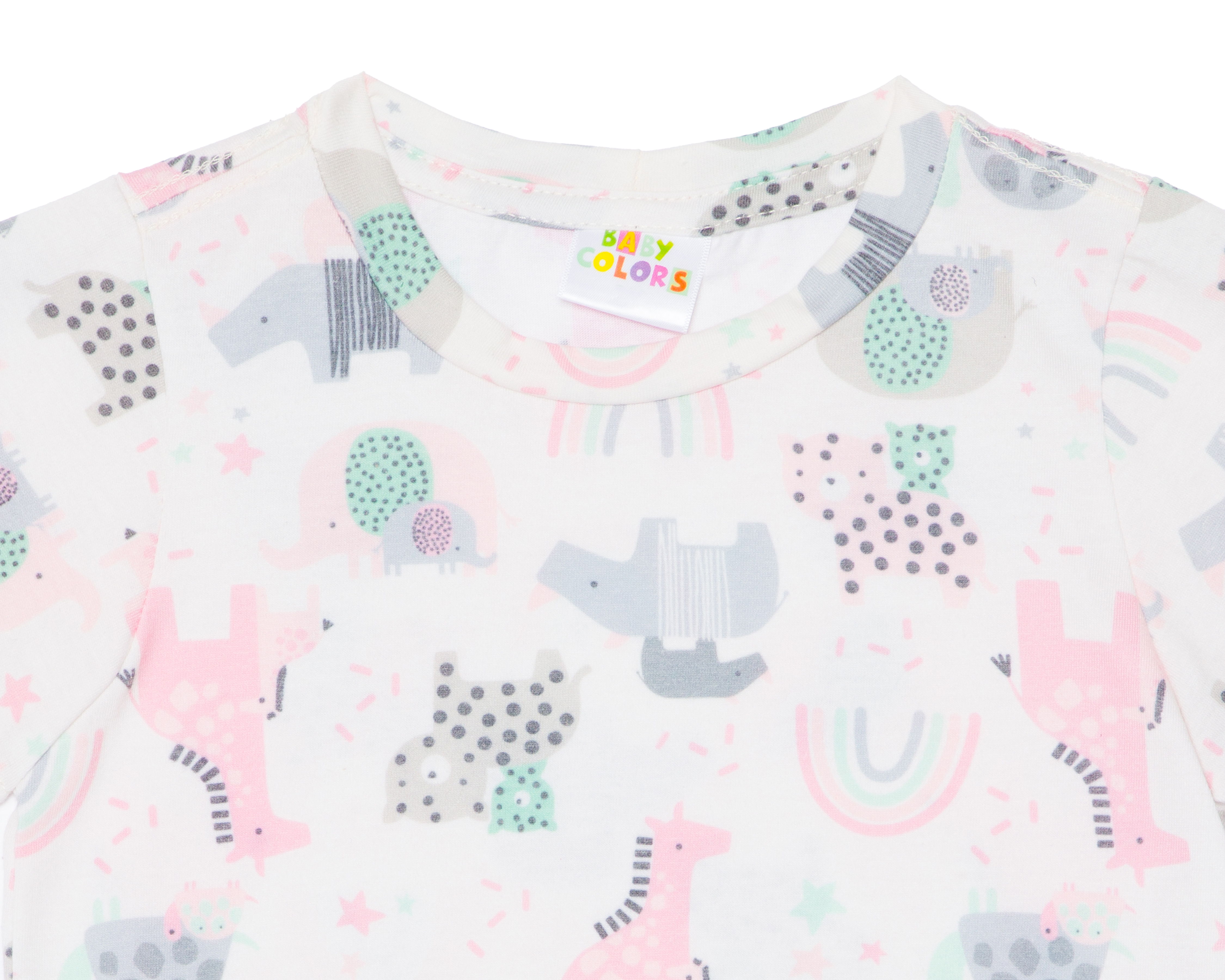 Foto 5 pulgar | Foto 4 | Camiseta Interior para Bebé Niña Baby Colors Estampada 5 Piezas