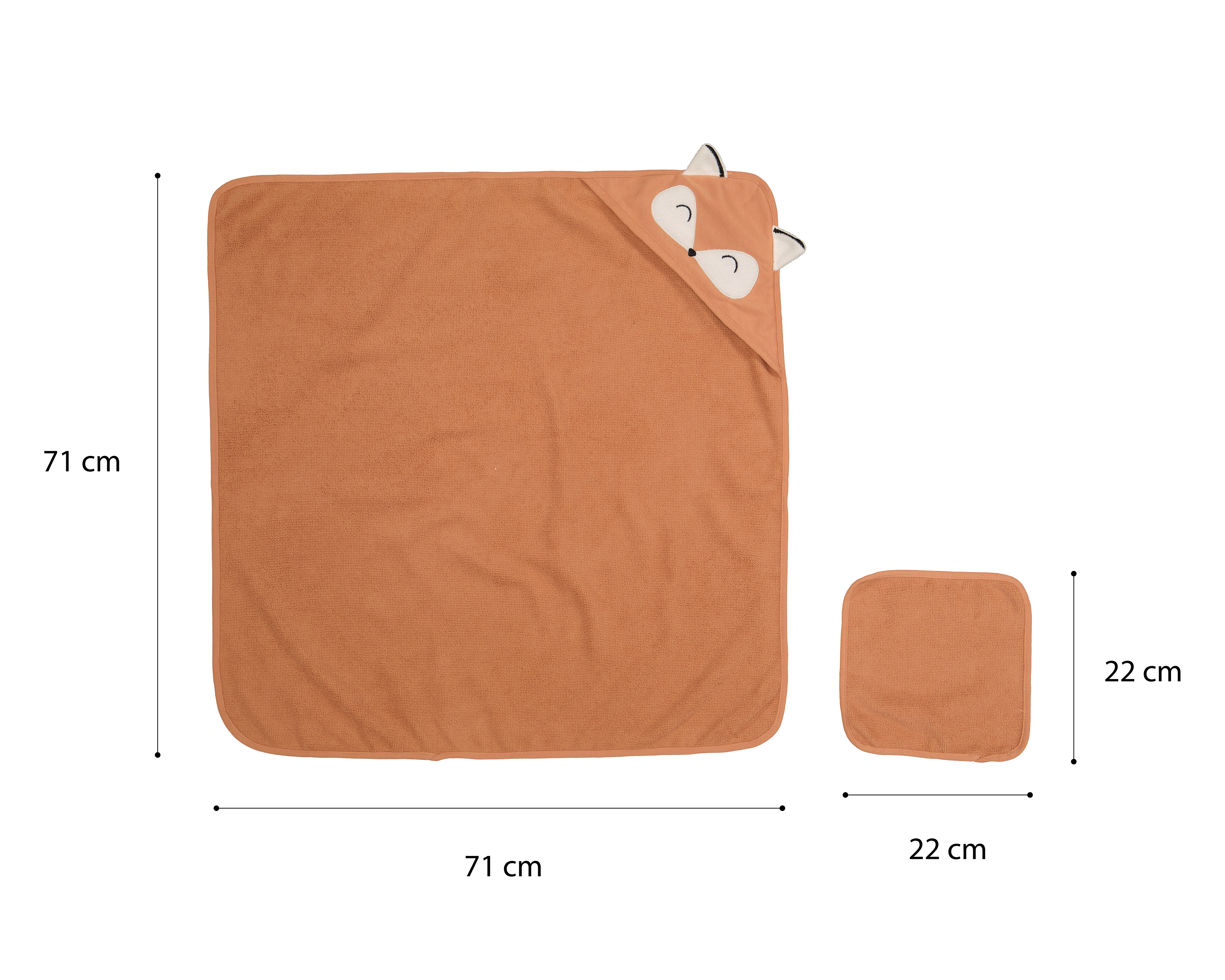 Foto 9 pulgar | Foto 9 | Toalla de Baño y Toallitas Faciales Baby Colors para Bebé Niño