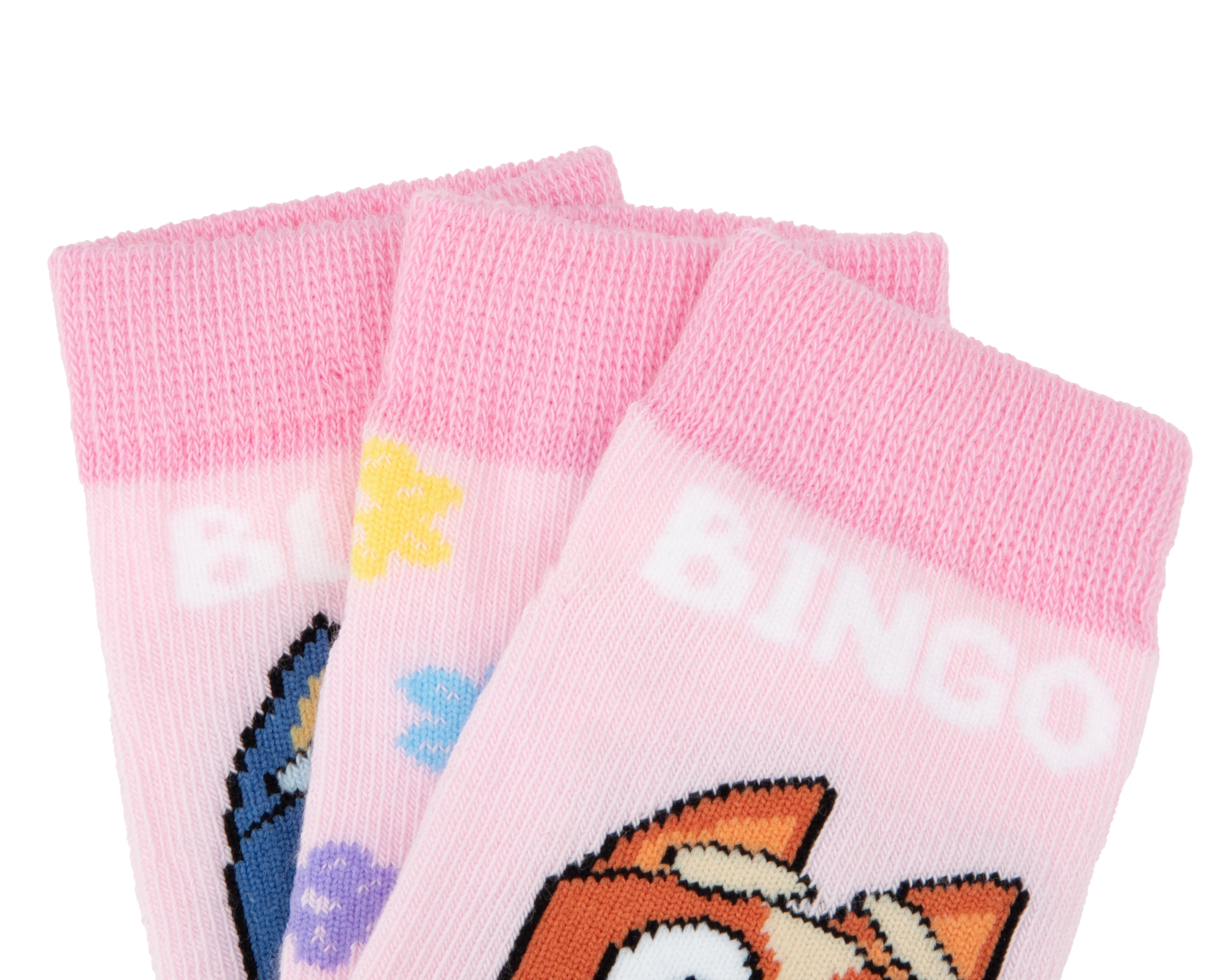 Foto 3 pulgar | Foto 2 | Calcetines para Bebé Niña Bluey 3 Pares