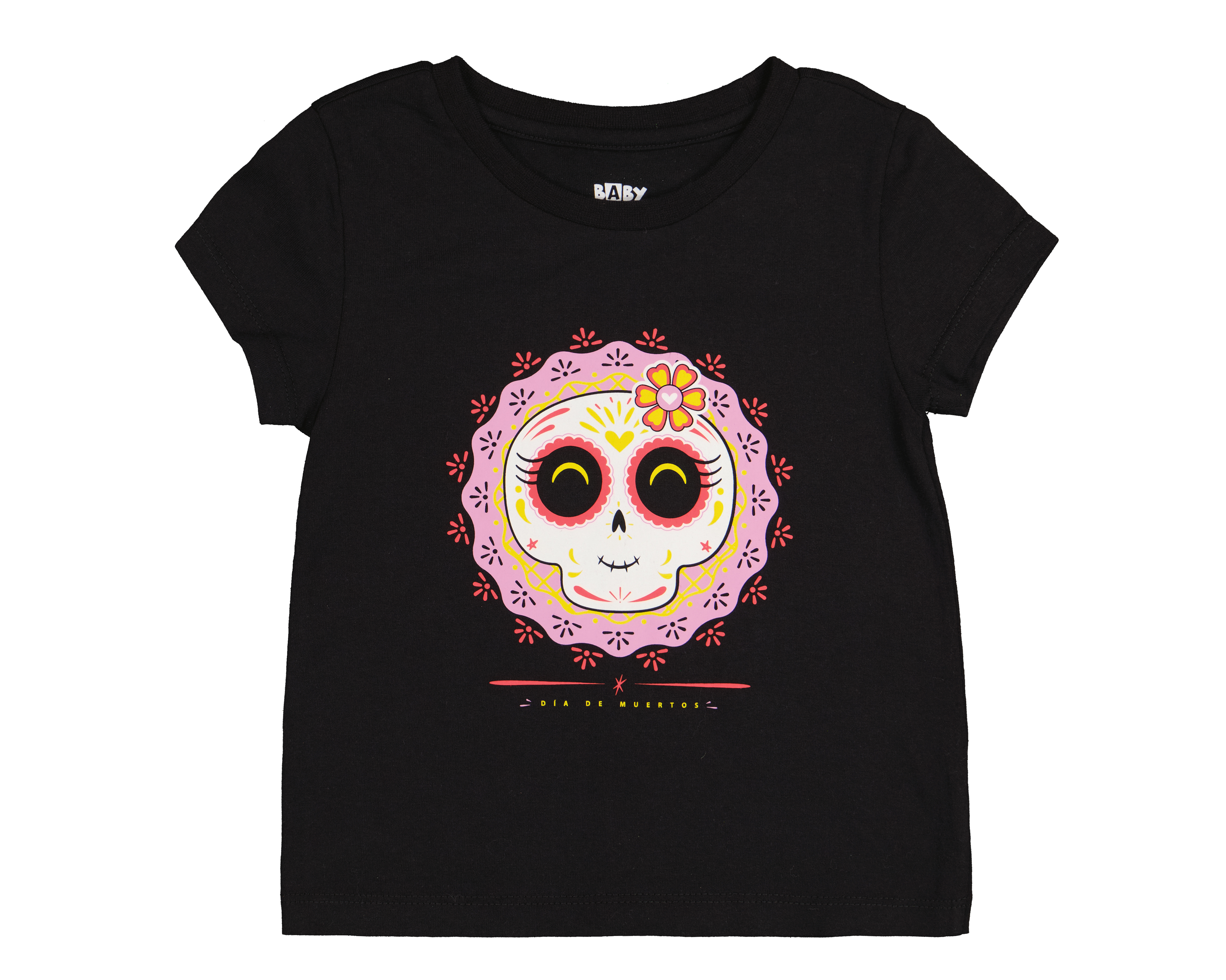 Foto 2 pulgar | Foto 1 | Playera para Bebé Niña Baby Colors de Algodón Halloween