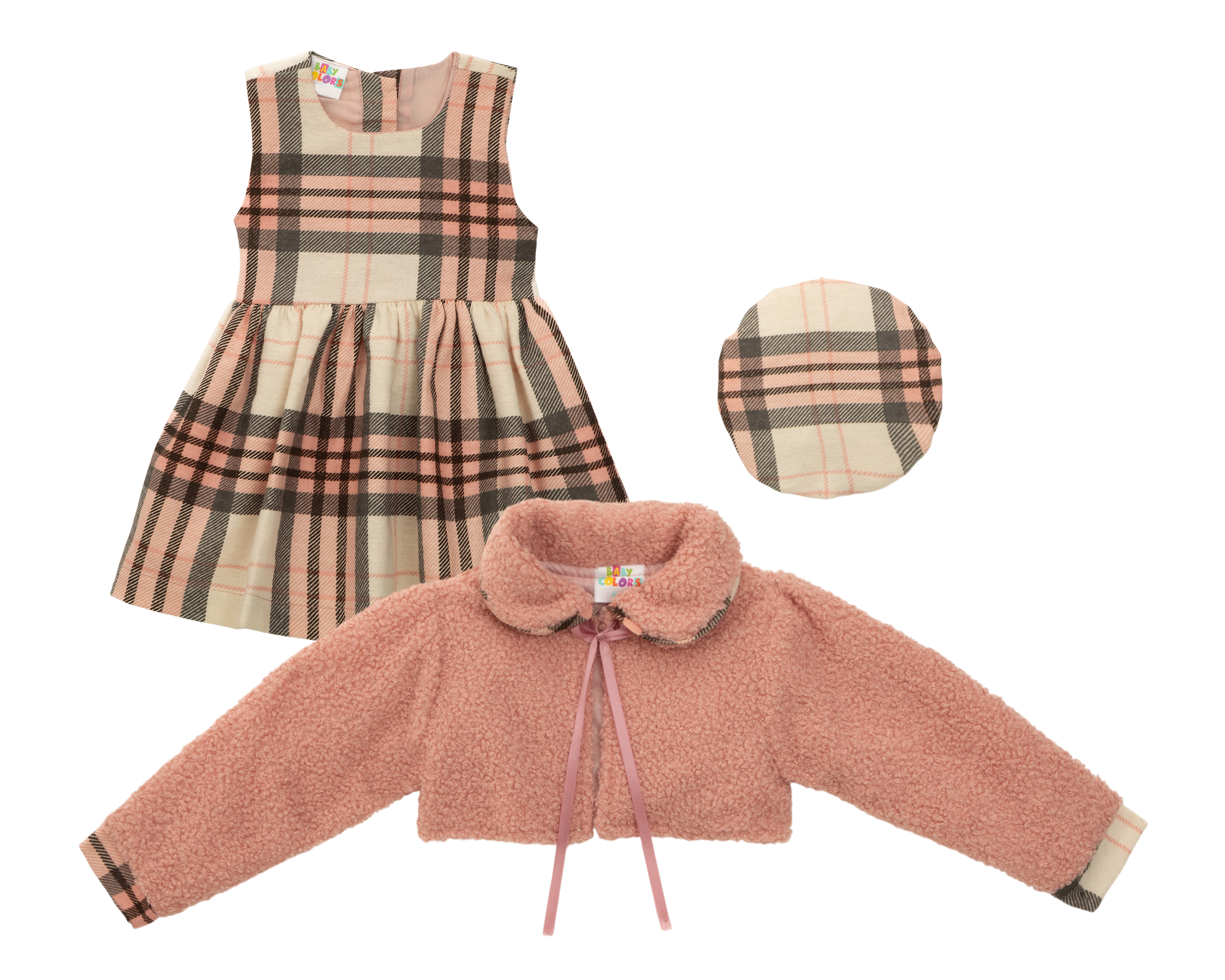 Conjunto para Bebé Niña Baby Colors 3 Piezas