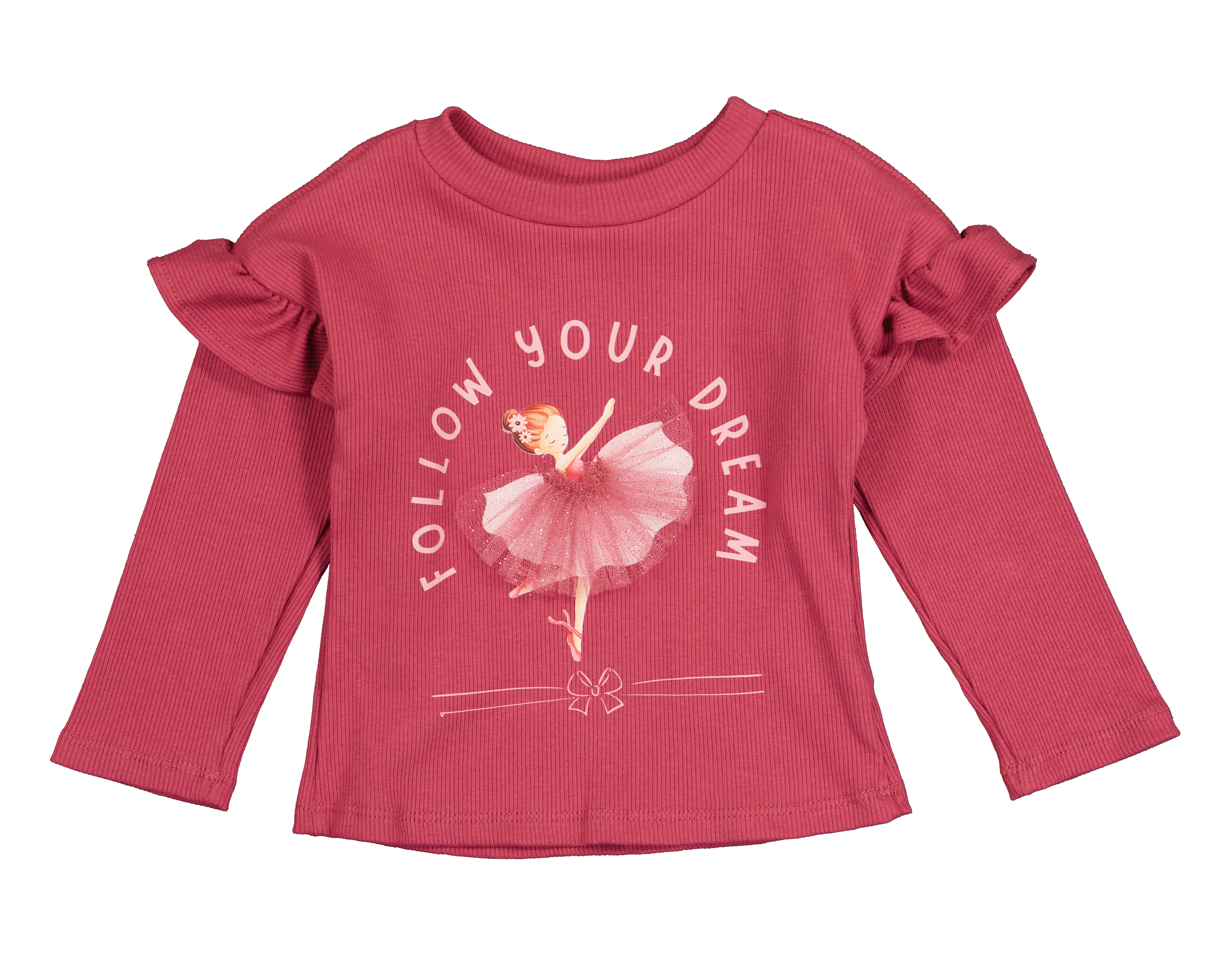 Playera Manga Larga Baby Colors para Bebé Niña