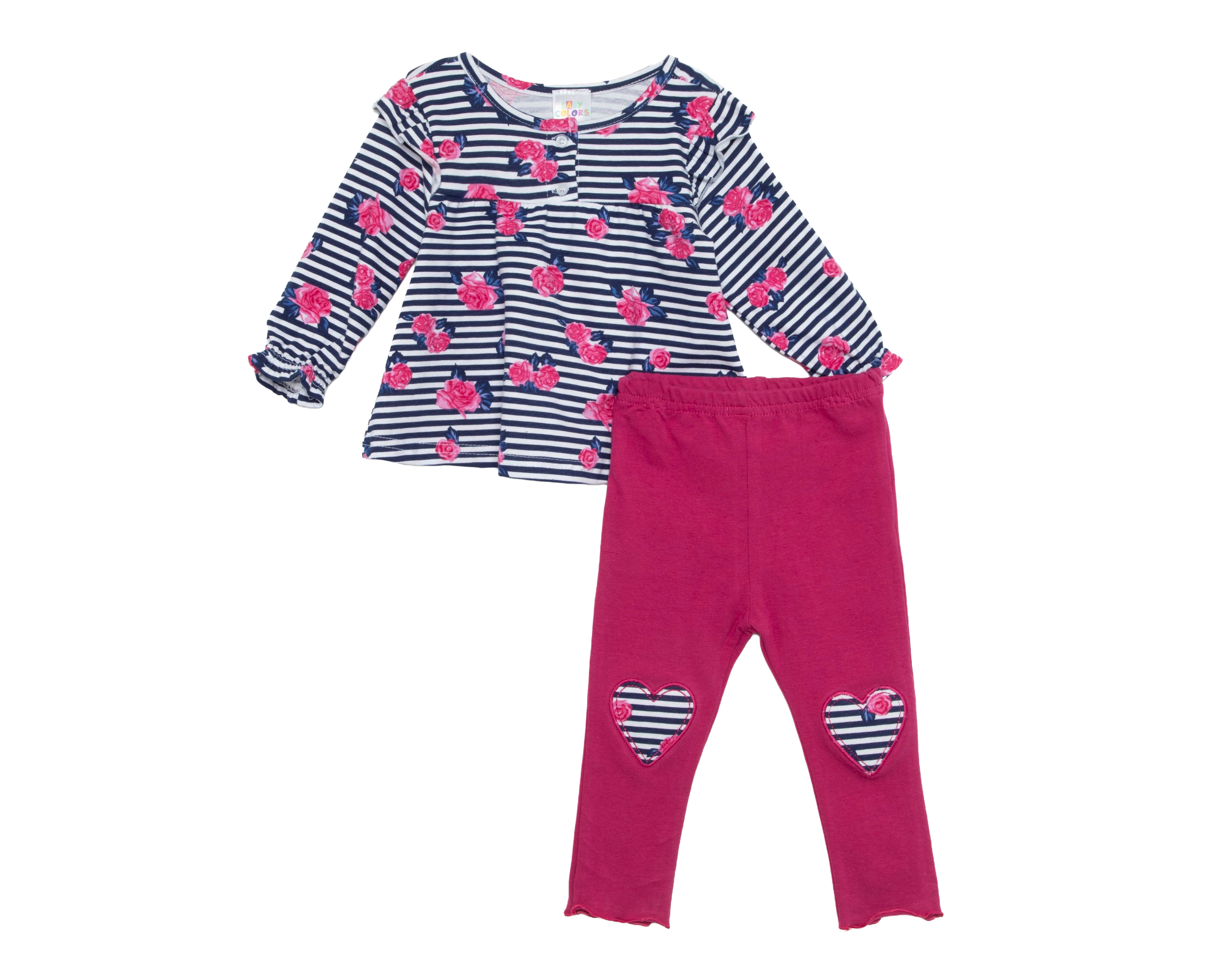 Blusa y Leggings para Bebé Niña Baby Colors