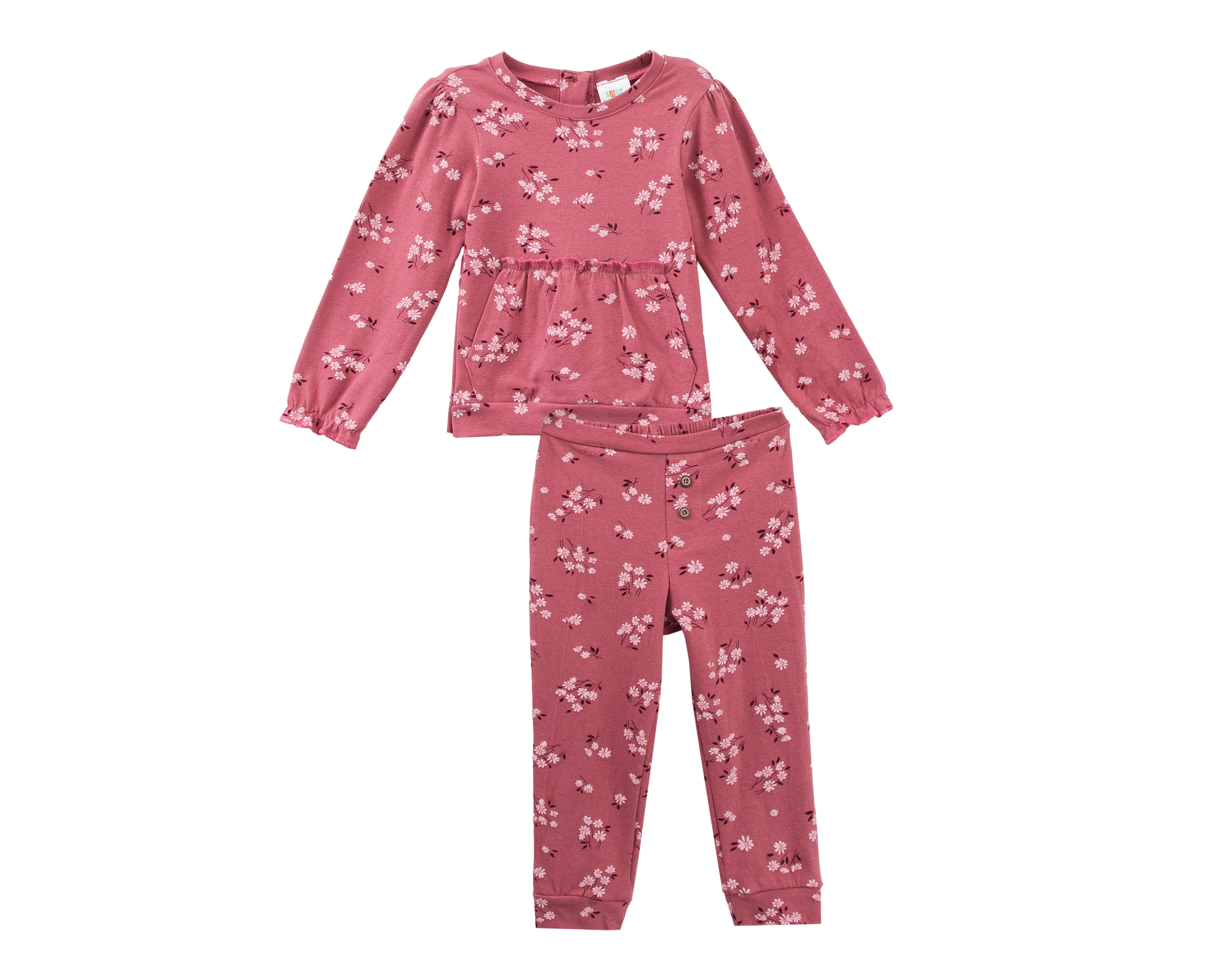 Playera y Pants para Bebé Niña Baby Colors