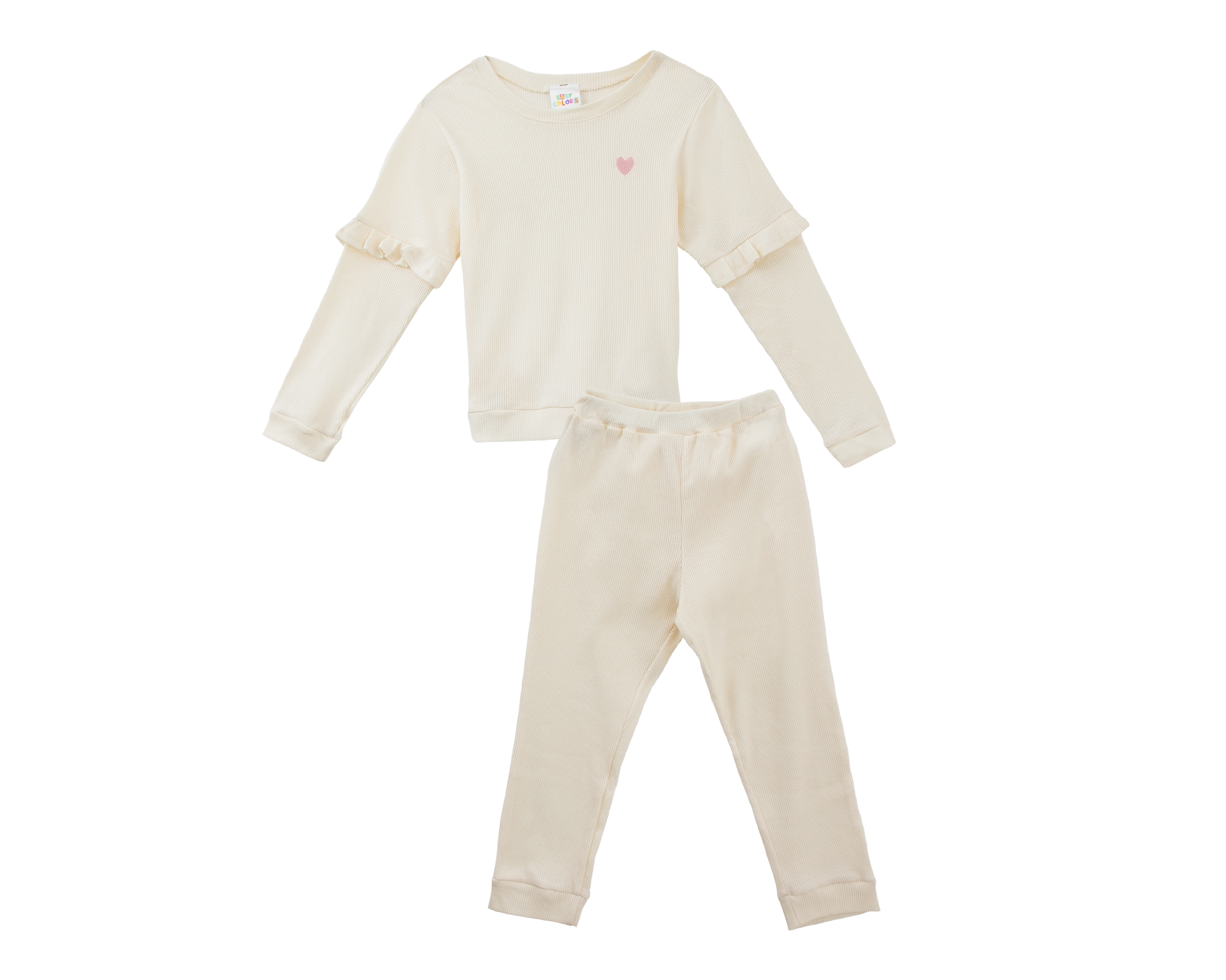 Foto 1 | Foto 1 | Playera y Pantalón de Algodón para Bebé Niña Baby Colors