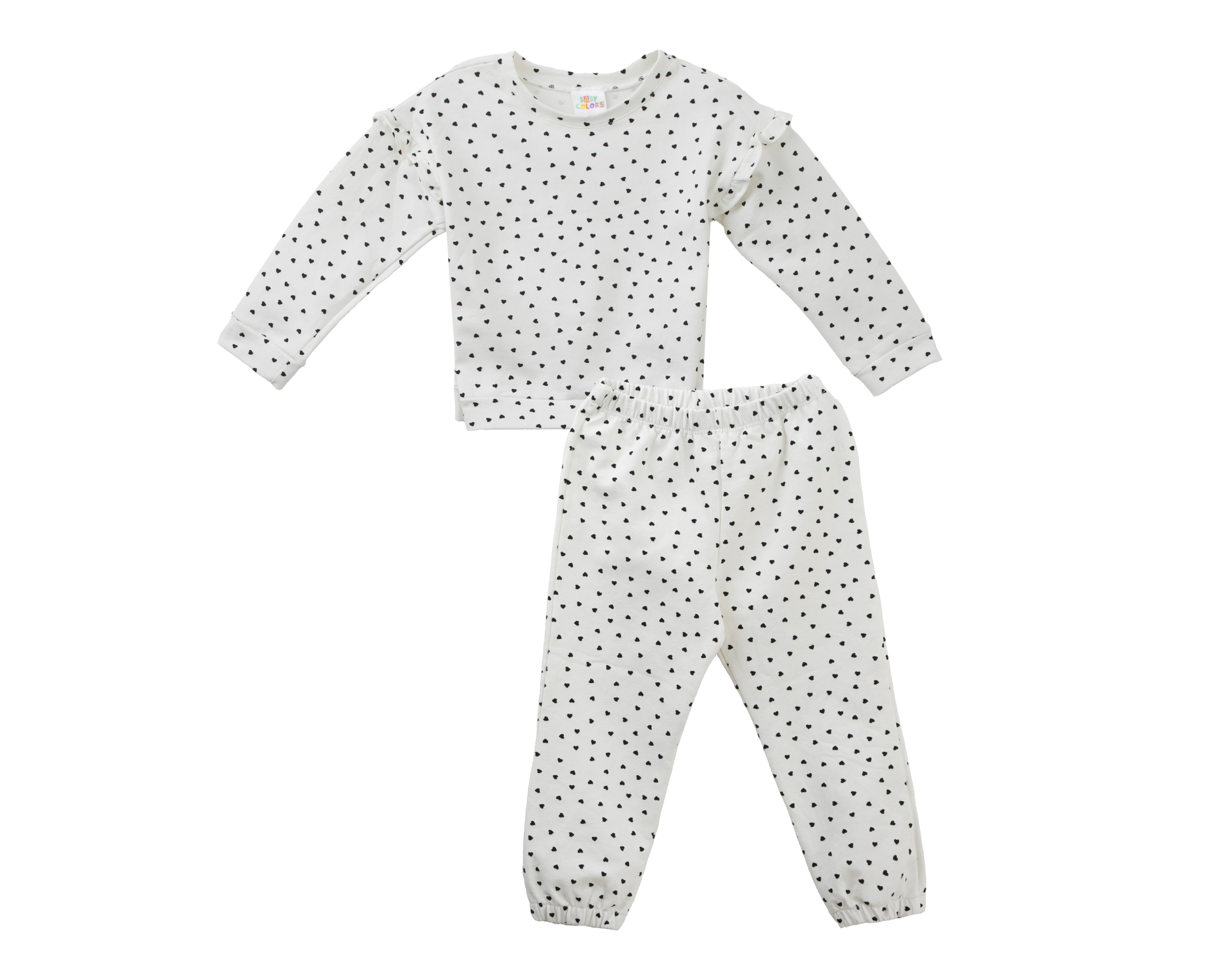 Playera y Pants para Bebé Niña Baby Colors