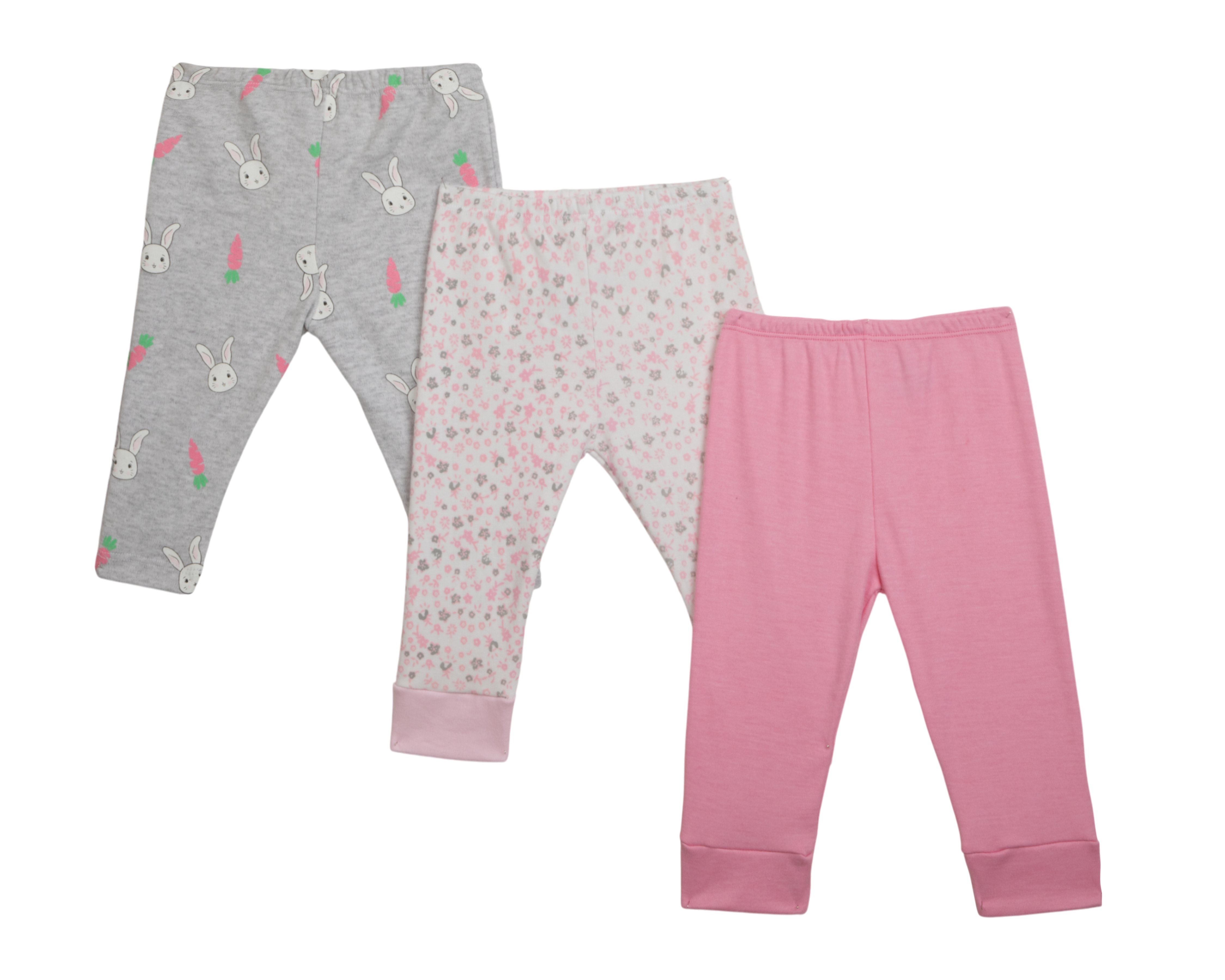 Foto 1 | Foto 1 | Pantalón para Bebé Niña Baby Colors Estampado 3 Piezas