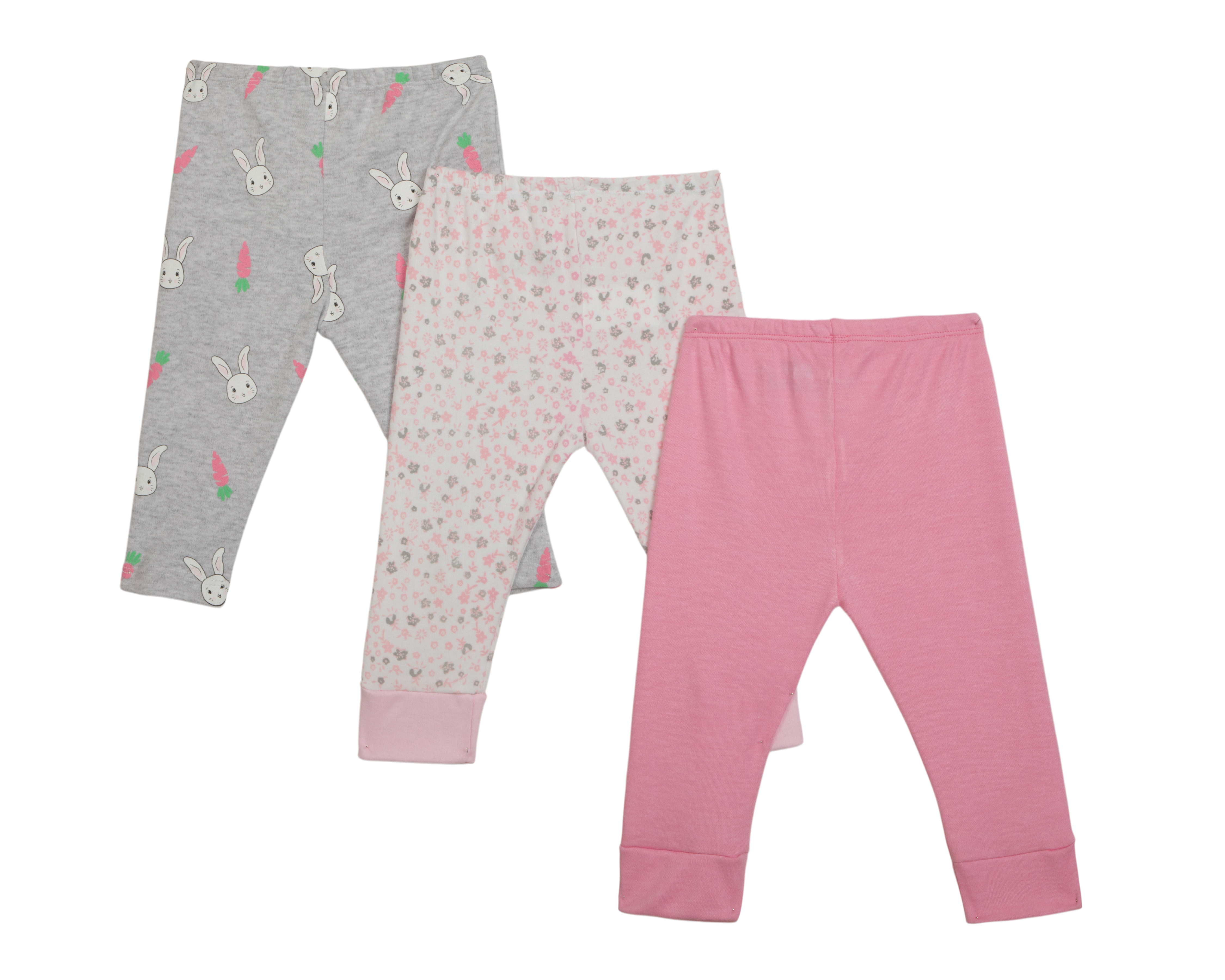 Foto 2 | Foto 2 | Pantalón para Bebé Niña Baby Colors Estampado 3 Piezas