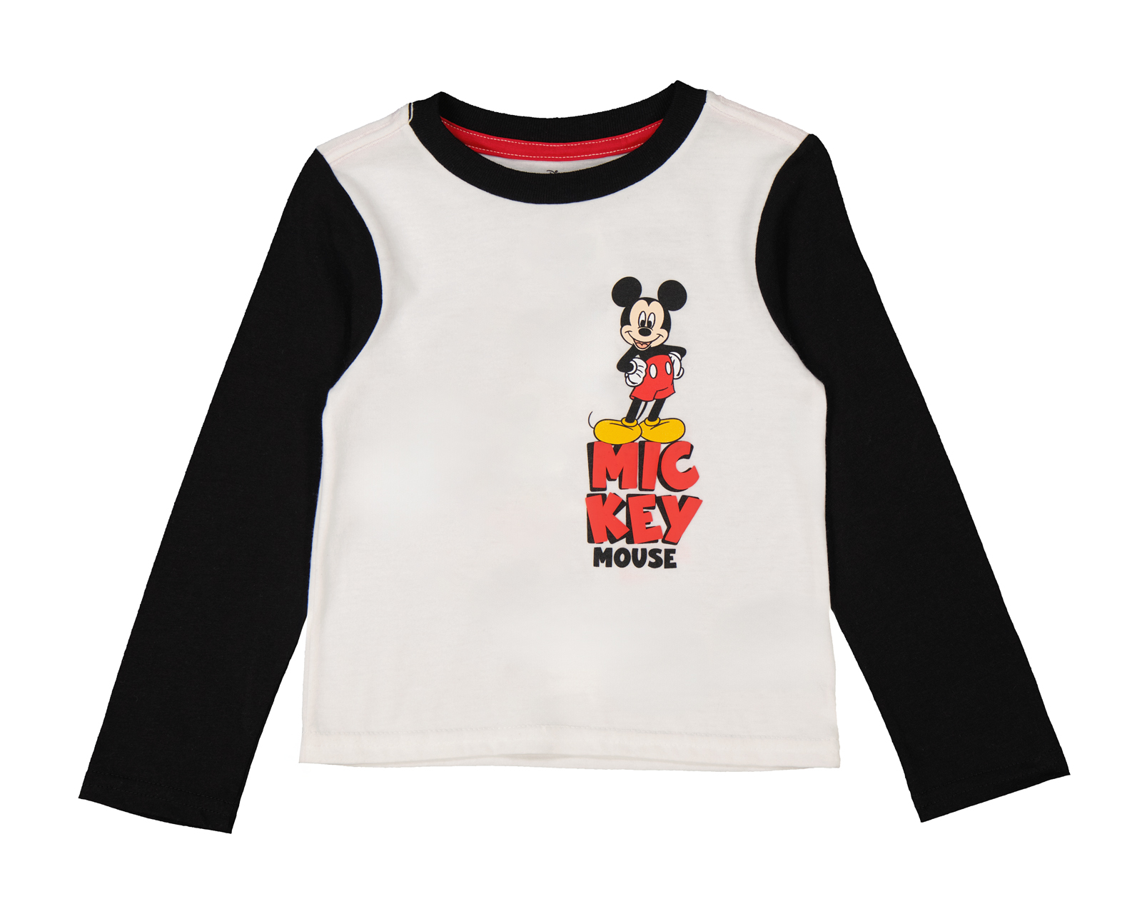 Playera para Bebé Niño Disney Mickey Mouse de Algodón Manga Larga