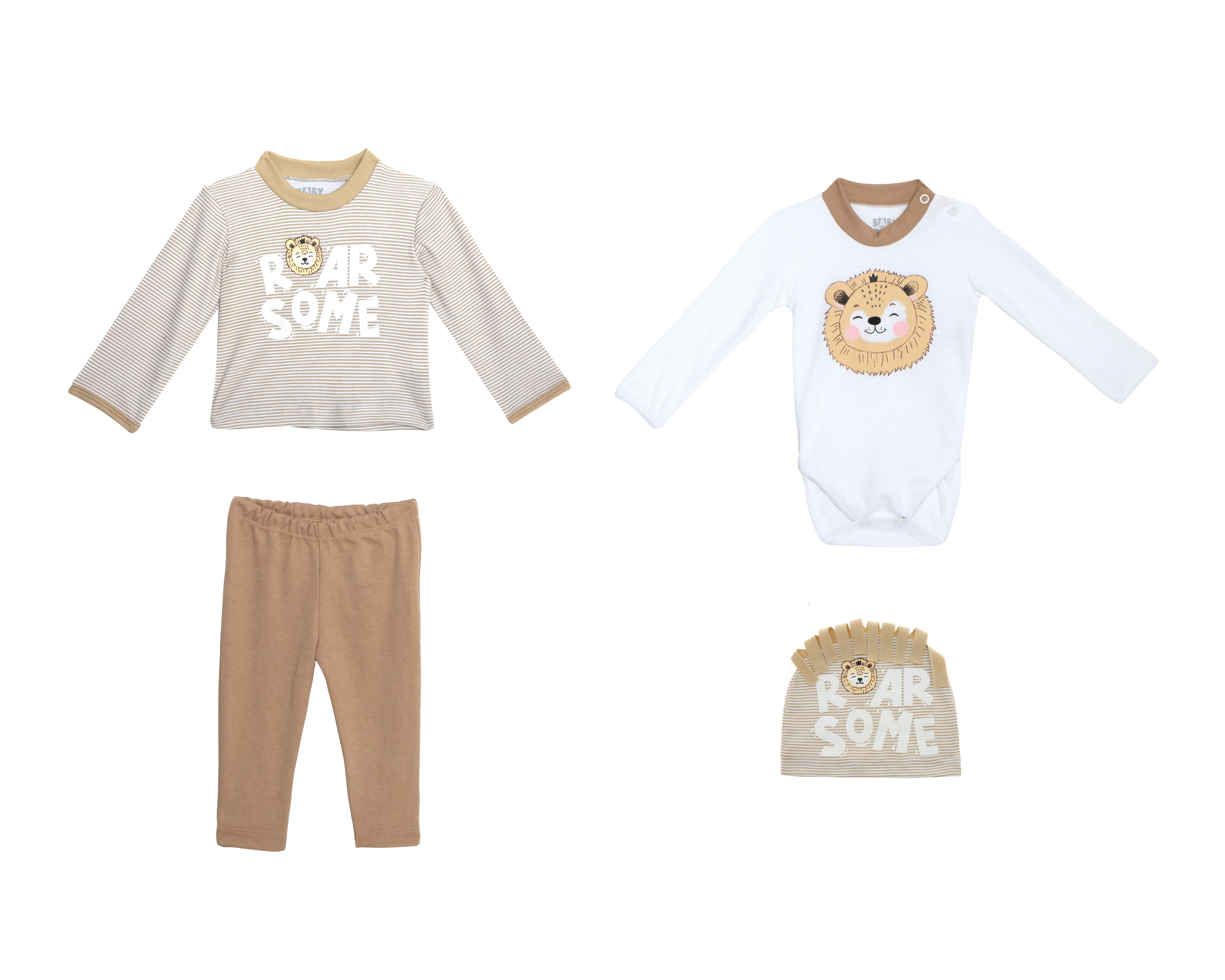 Conjunto para Bebé Niño Baby Colors 4 Piezas