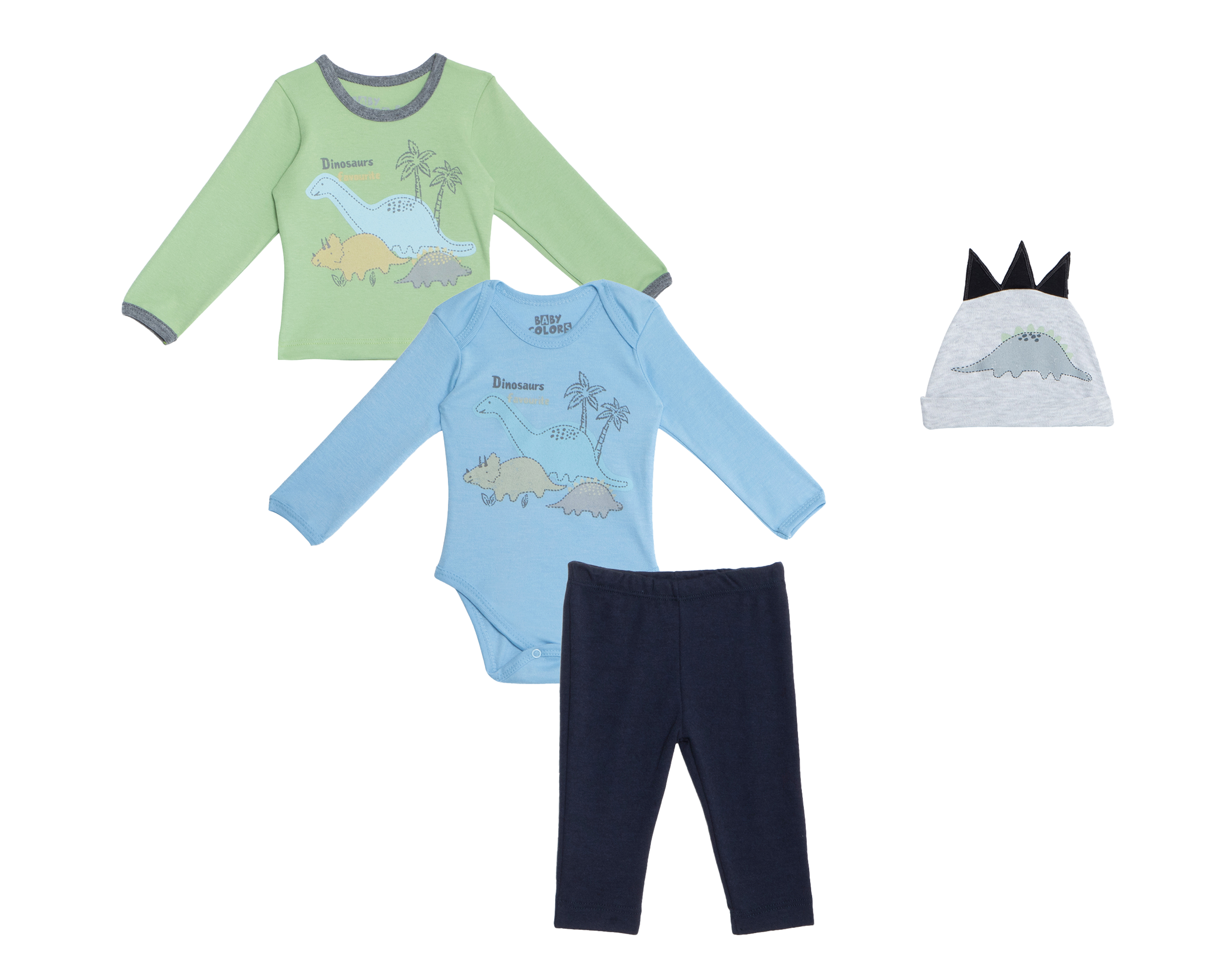 Conjunto para Bebé Niño Baby Colors 4 Piezas