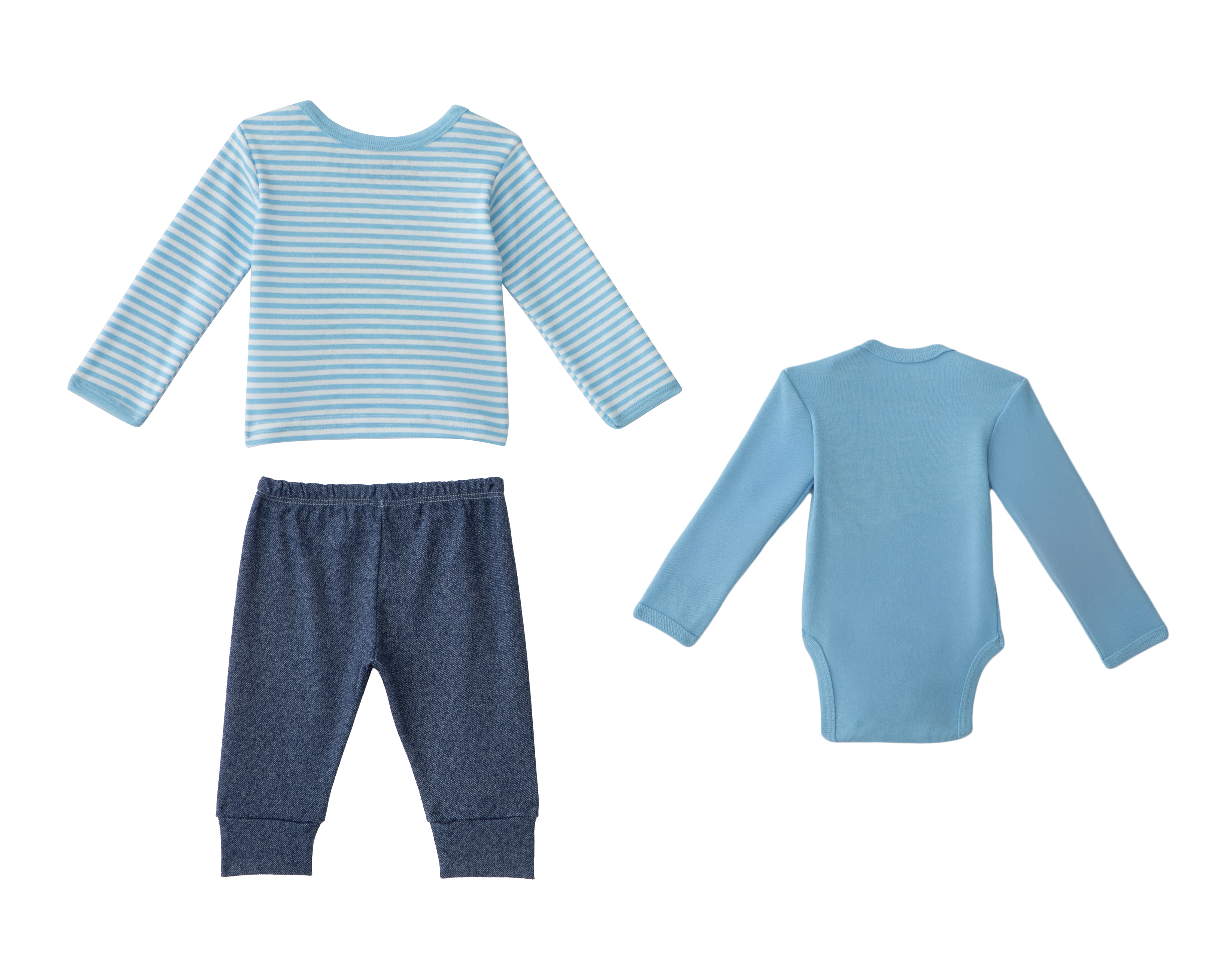 Foto 2 | Foto 2 | Conjunto para Bebé Niño Baby Colors 3 Piezas