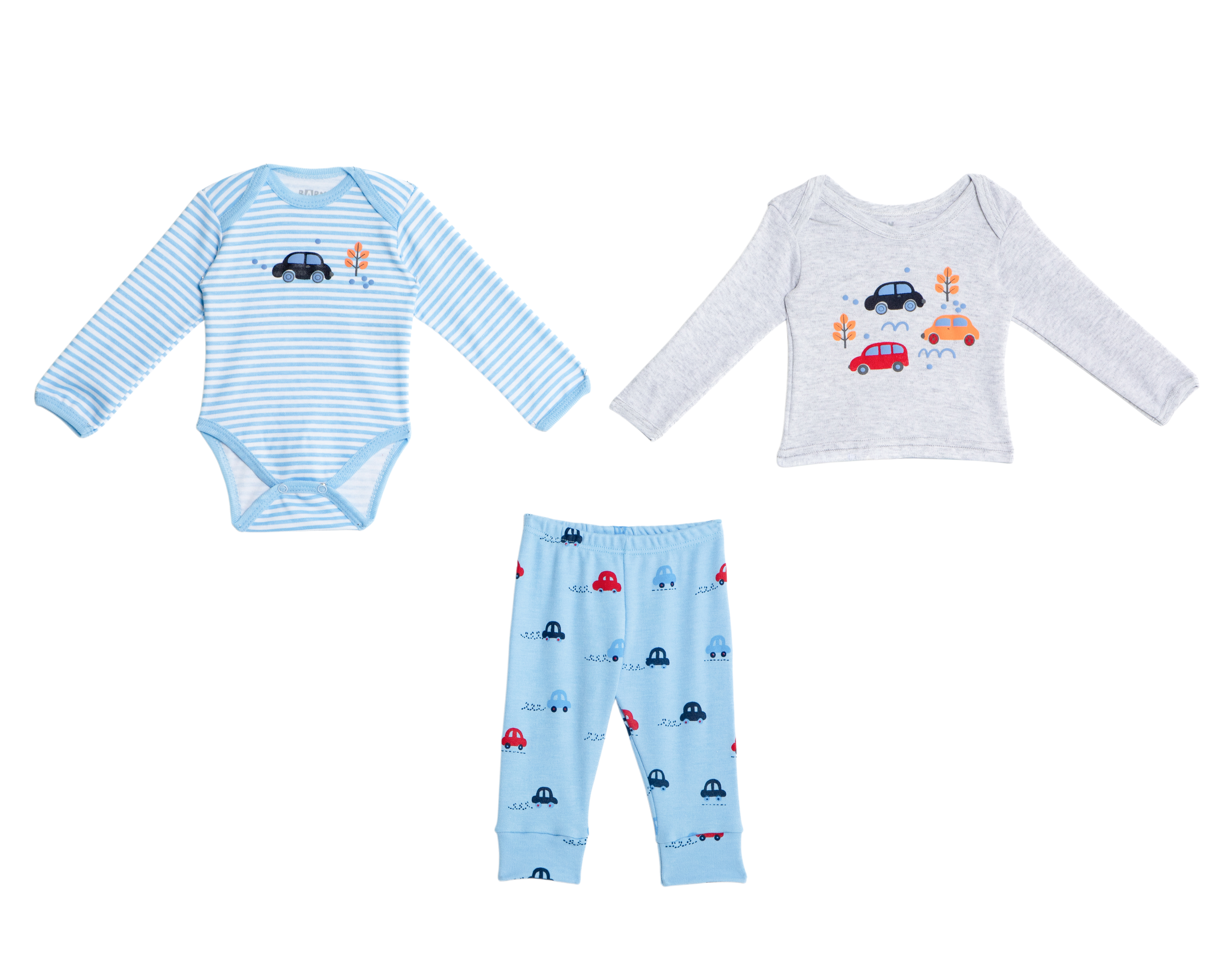 Foto 1 | Foto 1 | Conjunto para Bebé Niño Baby Colors 3 Piezas