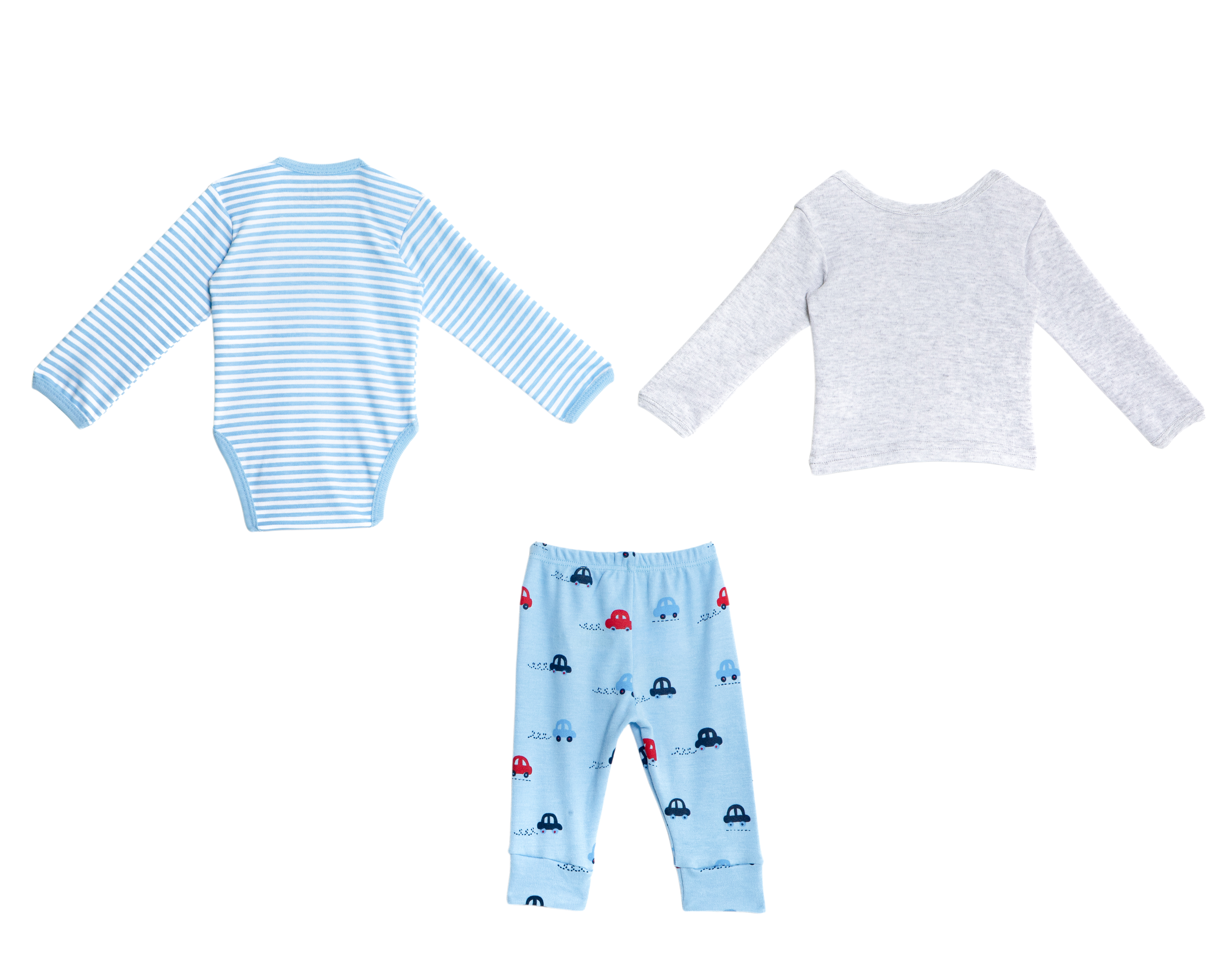 Foto 2 | Foto 2 | Conjunto para Bebé Niño Baby Colors 3 Piezas