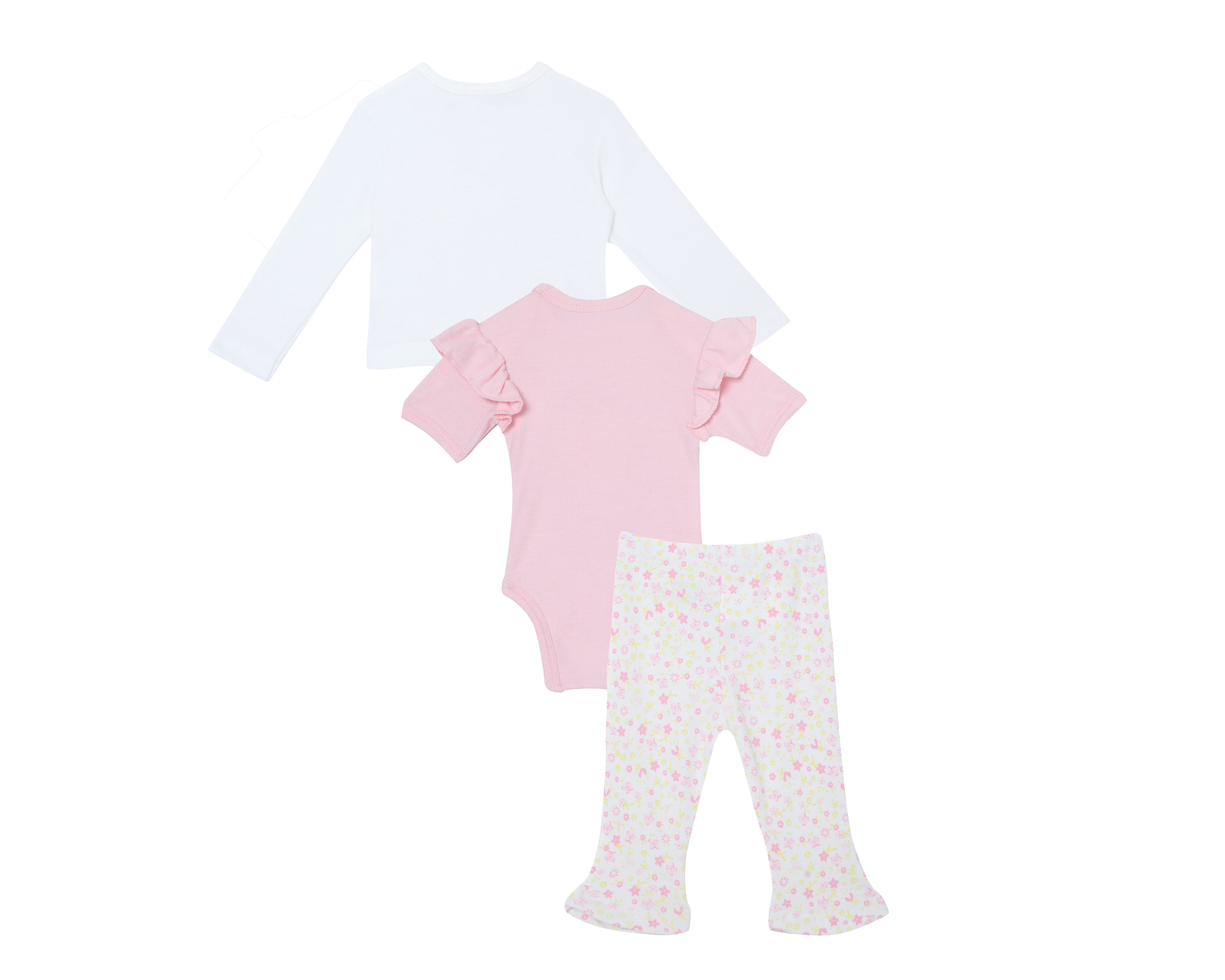 Foto 2 | Foto 2 | Conjunto para Bebé Niña Baby Colors 3 Piezas