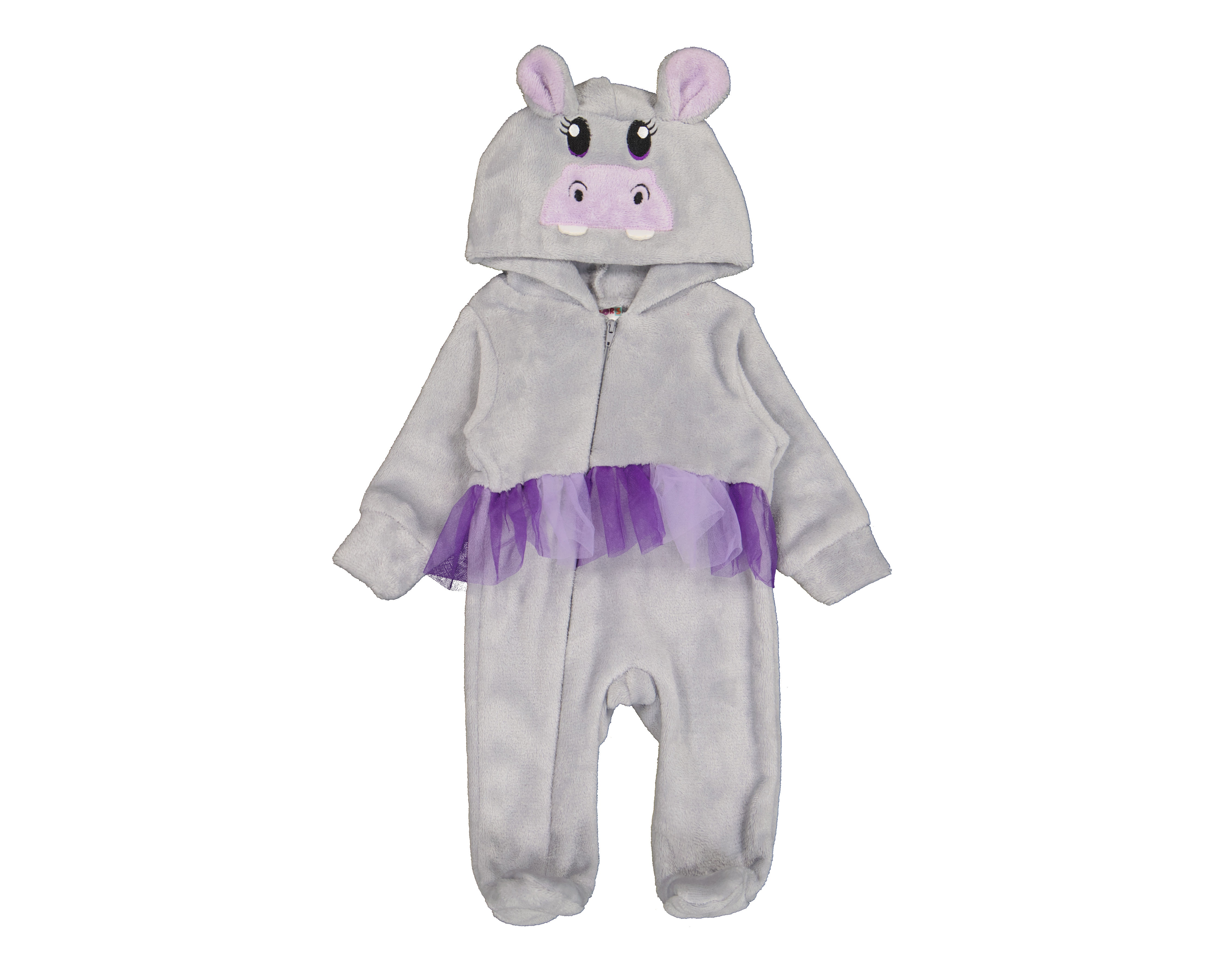 Mameluco para Bebé Niña Baby Colors de Hipopótamo