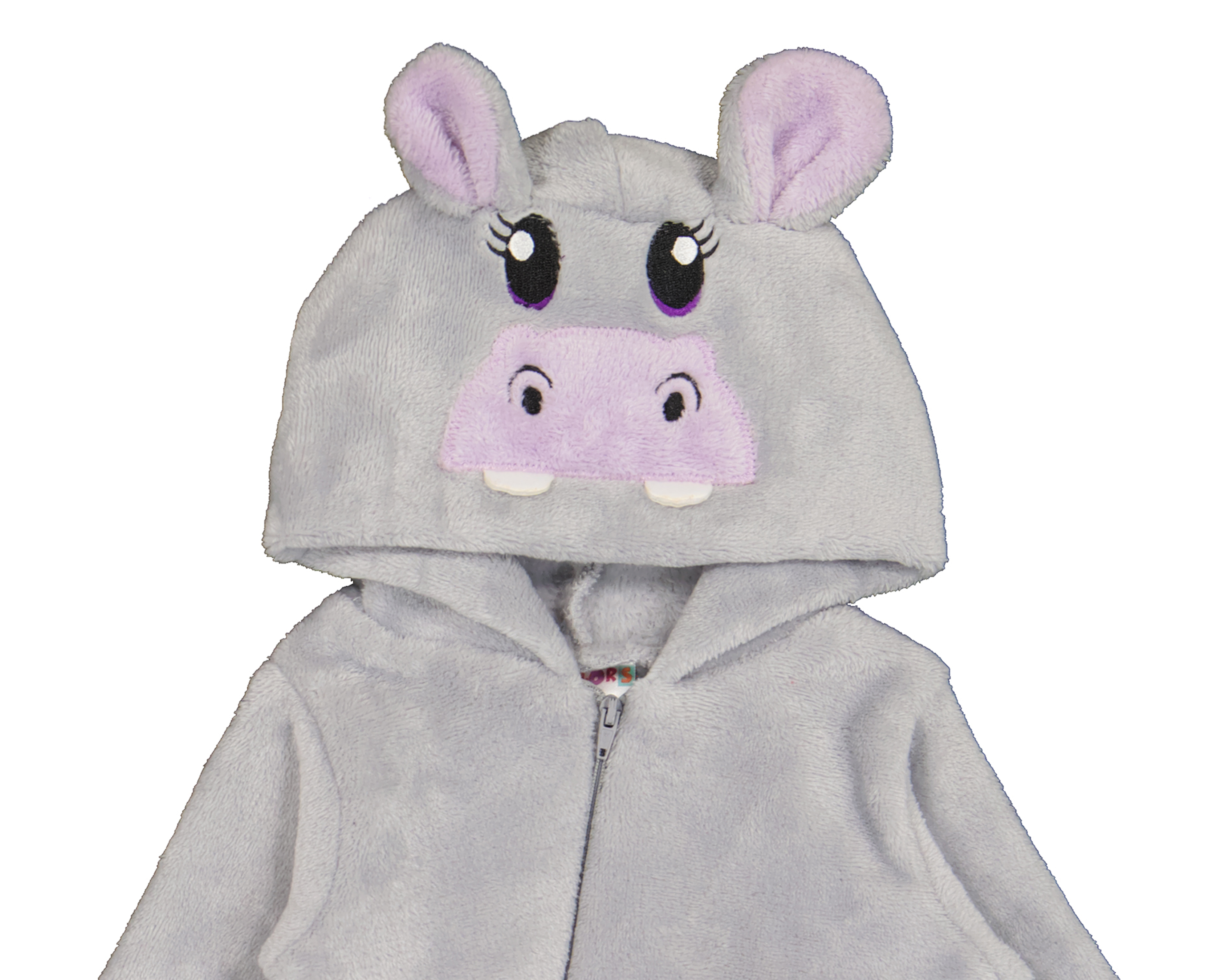 Foto 4 pulgar | Foto 3 | Mameluco para Bebé Niña Baby Colors de Hipopótamo