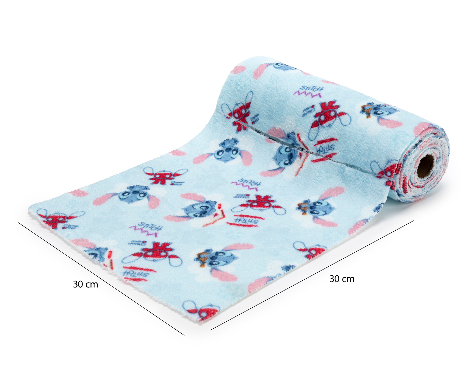 Foto 5 pulgar | Foto 4 | Toallitas Multiusos para Bebé Disney Baby Stitch Estampadas 12 Piezas