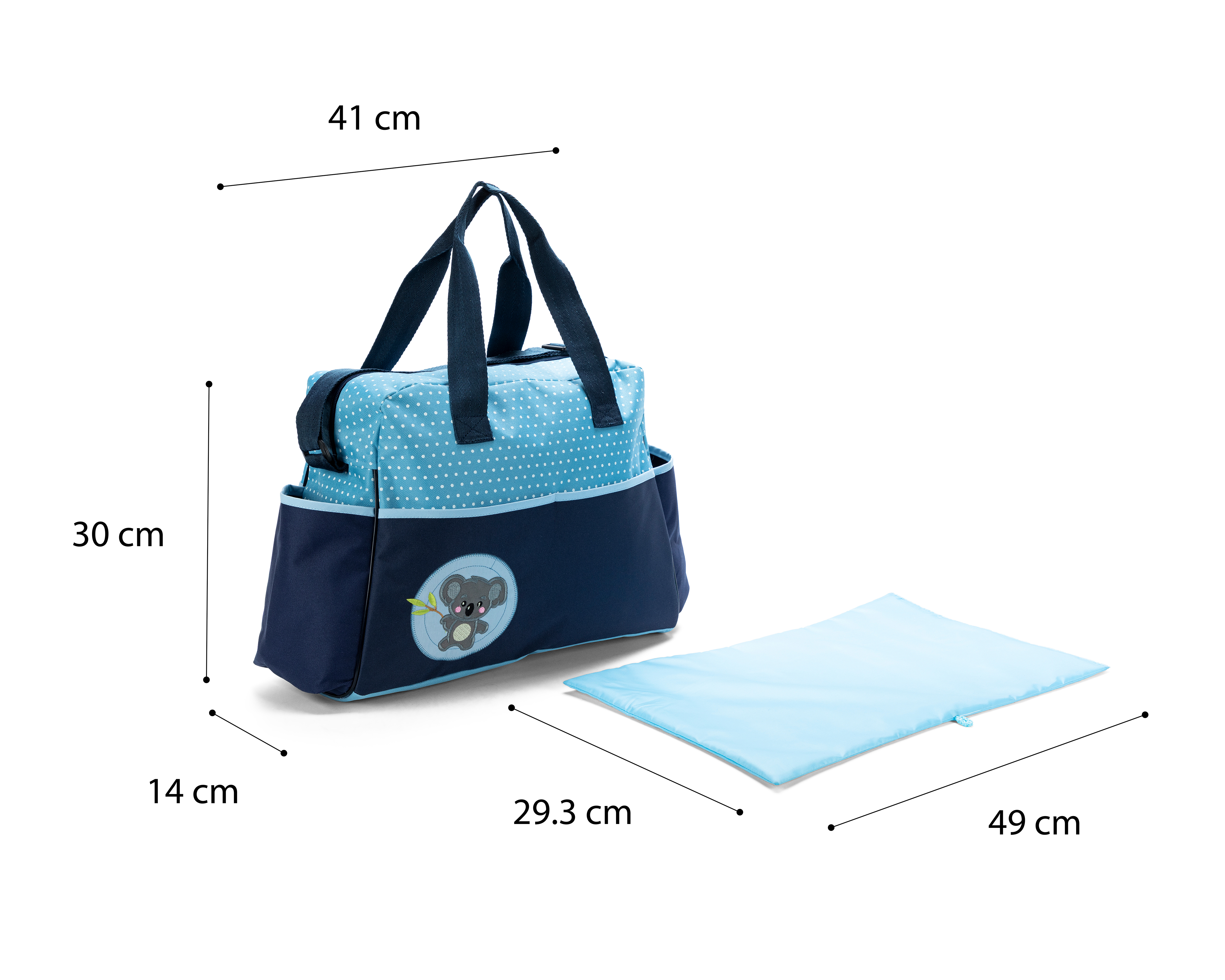 Foto 9 pulgar | Foto 8 | Pañalera Azul Baby Colors