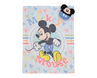 Foto 1 | Foto 1 | Cobertor y Peluche para Bebé Disney Baby Mickey Mouse Estampado