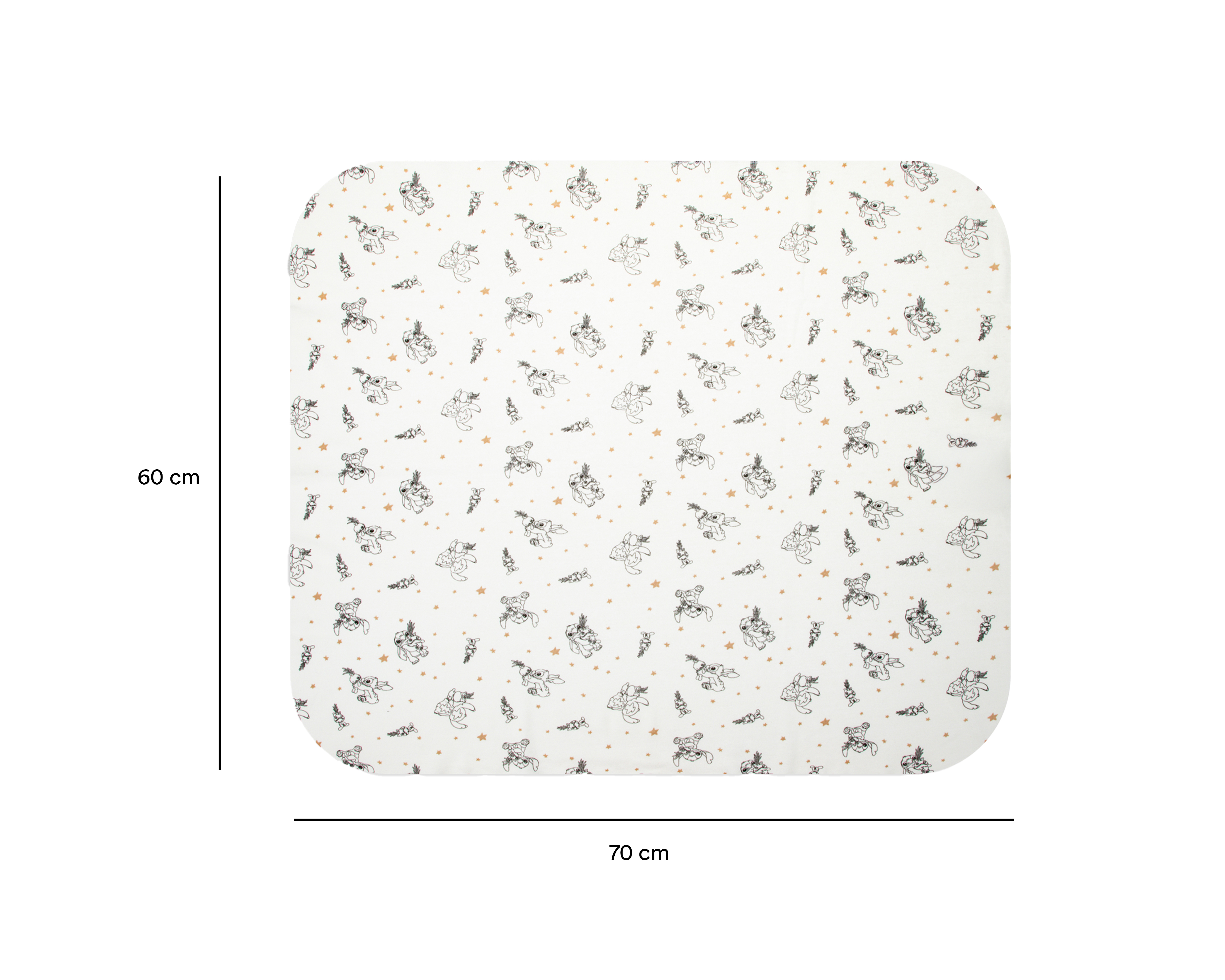 Foto 6 pulgar | Foto 5 | Sábana para Bebé Disney Lilo & Stitch 3 Piezas