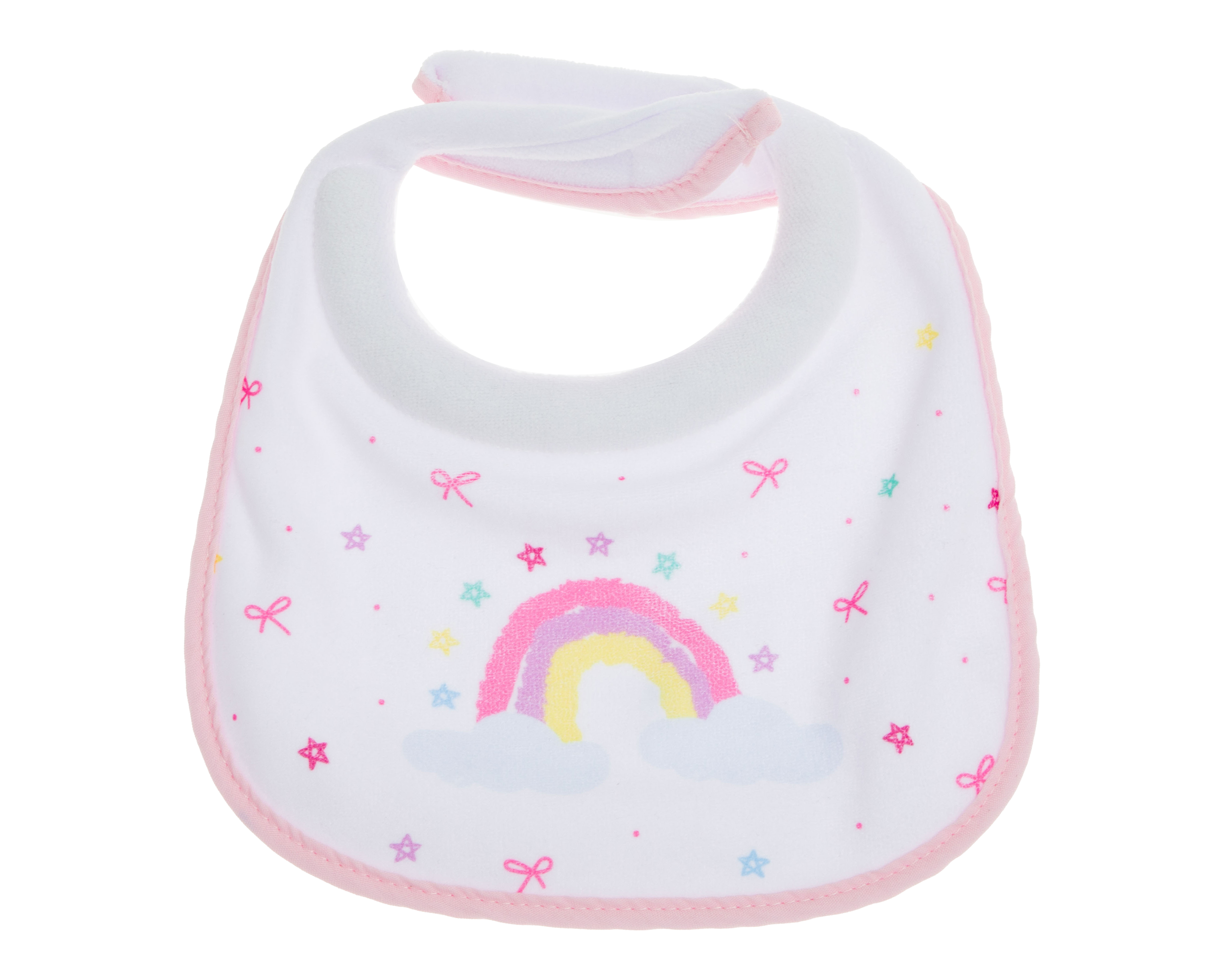 Foto 4 pulgar | Foto 3 | Babero para Bebé Niña Baby Colors 2 Piezas