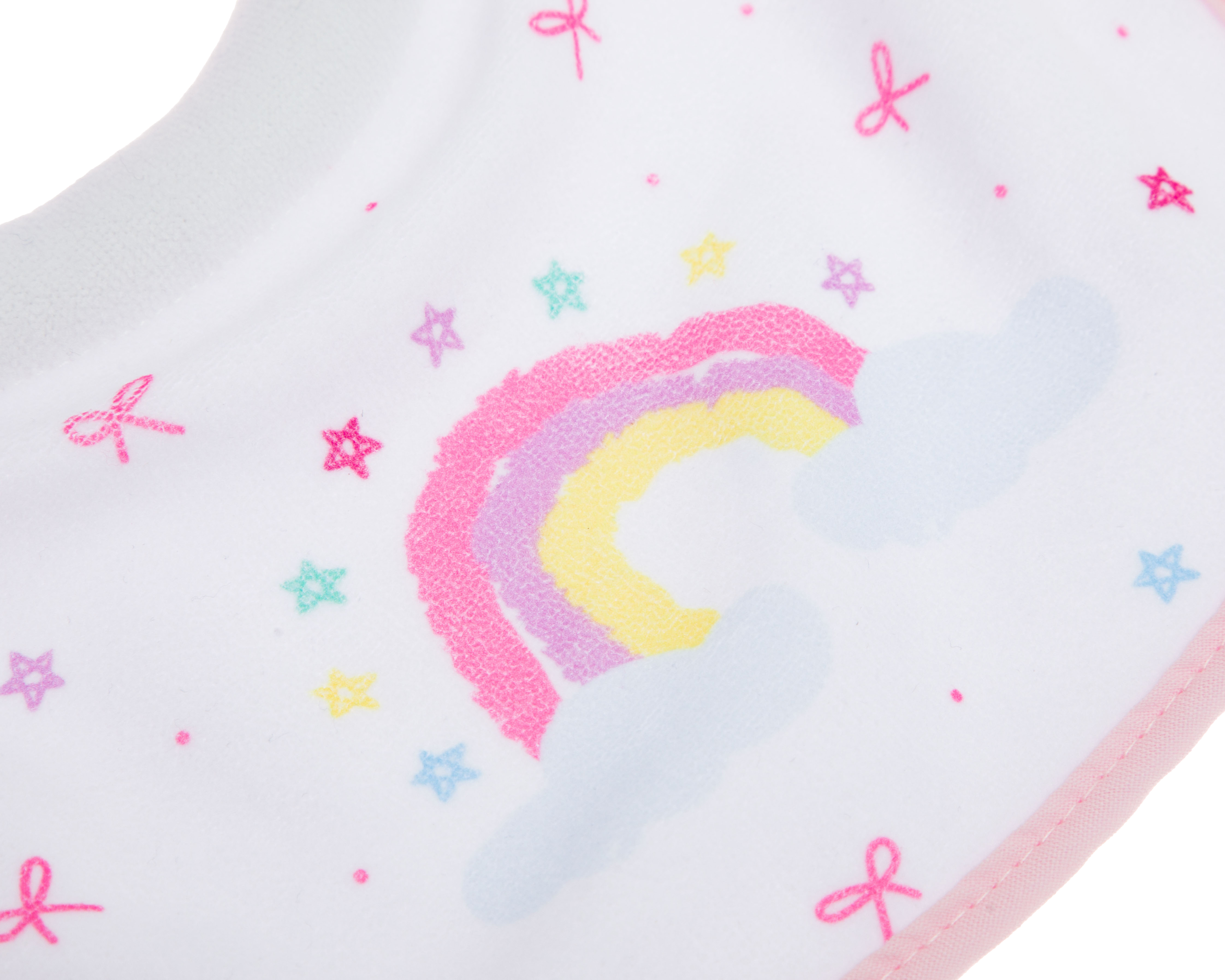 Foto 5 pulgar | Foto 4 | Babero para Bebé Niña Baby Colors 2 Piezas