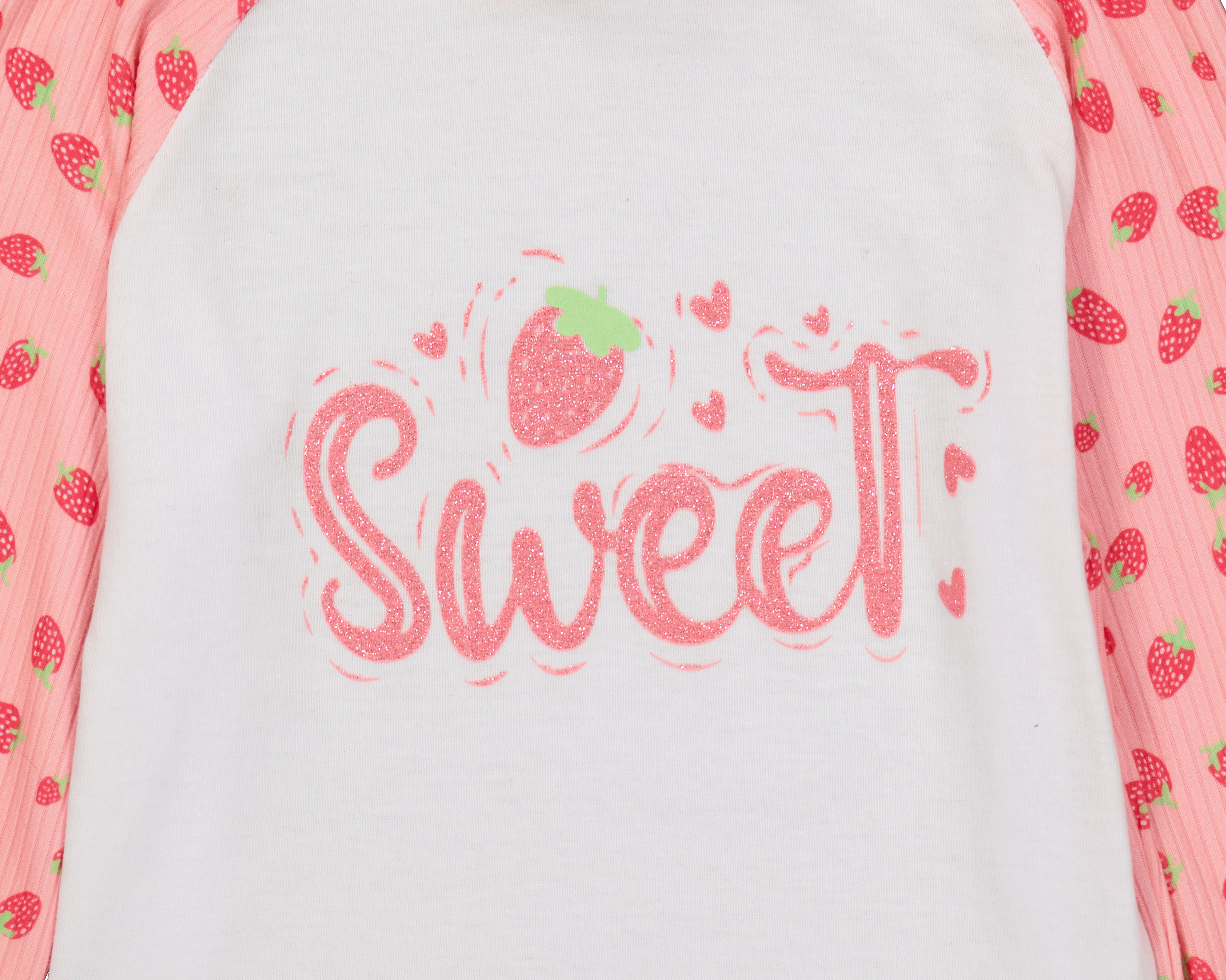 Foto 4 pulgar | Foto 3 | Pijama para Niña de Fresas Infanti