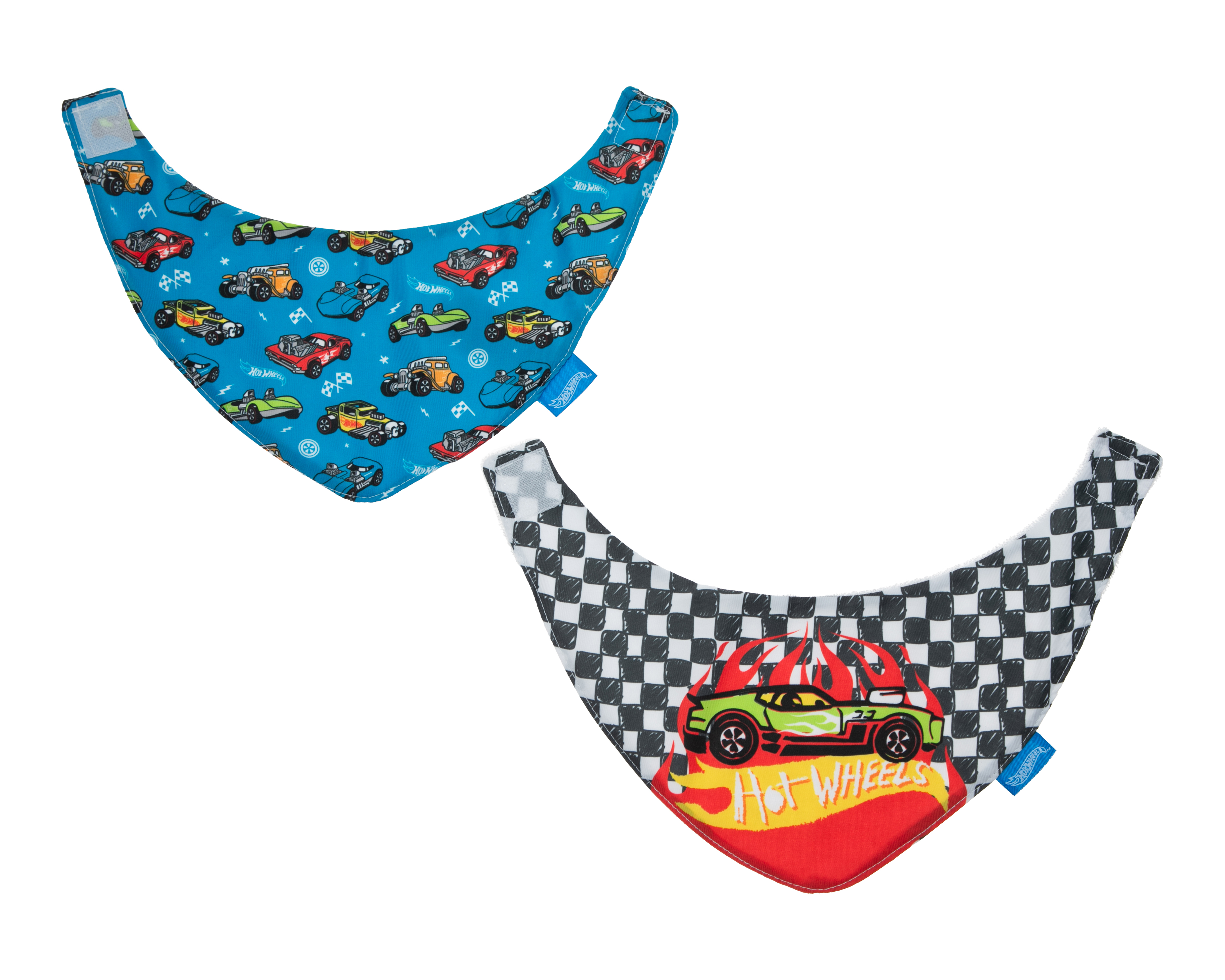 Baberos para Bebé Niño Hot Wheels 2 Piezas
