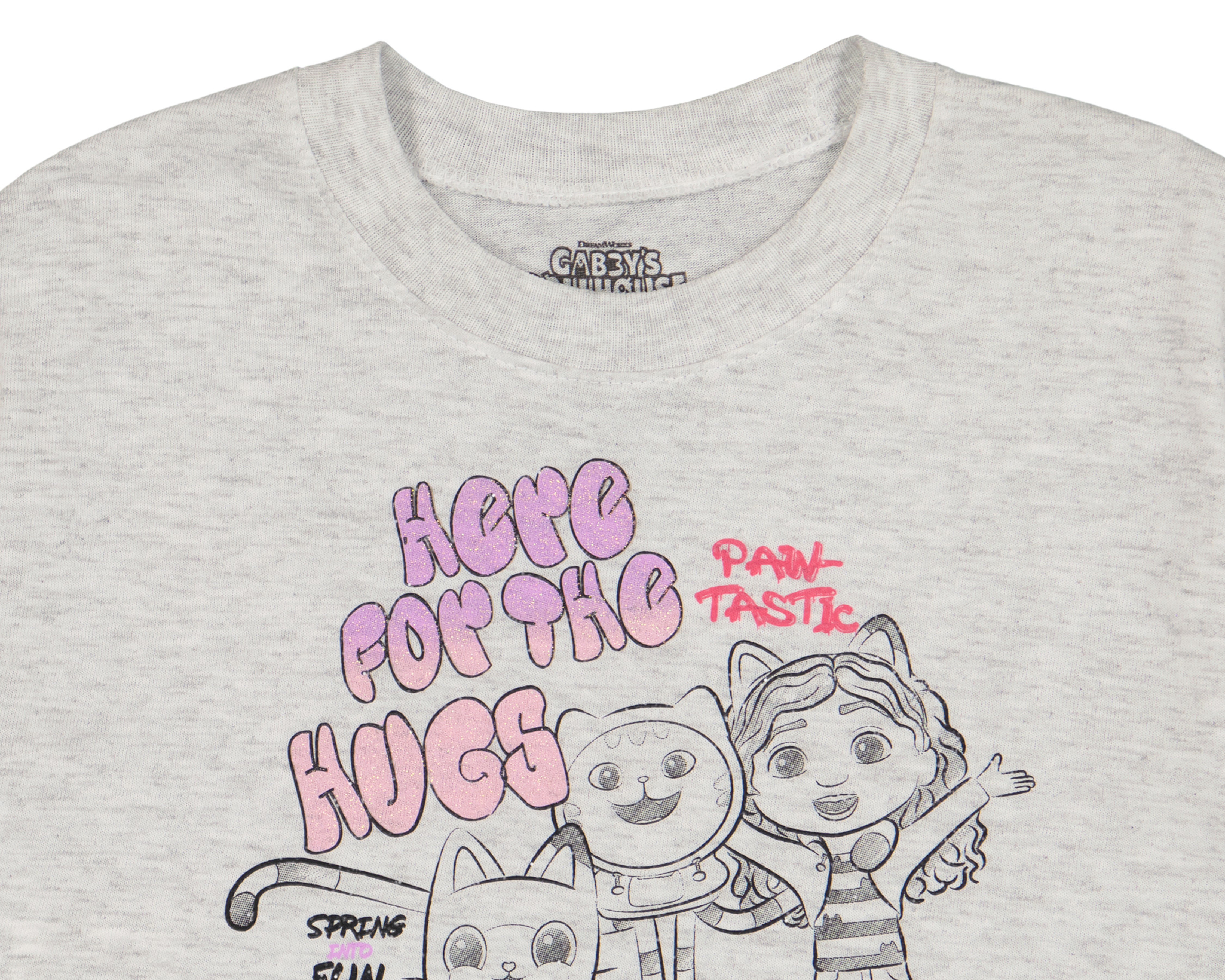 Foto 4 pulgar | Foto 3 | Playera para Bebé Niña Gabby's Dollhouse Gris