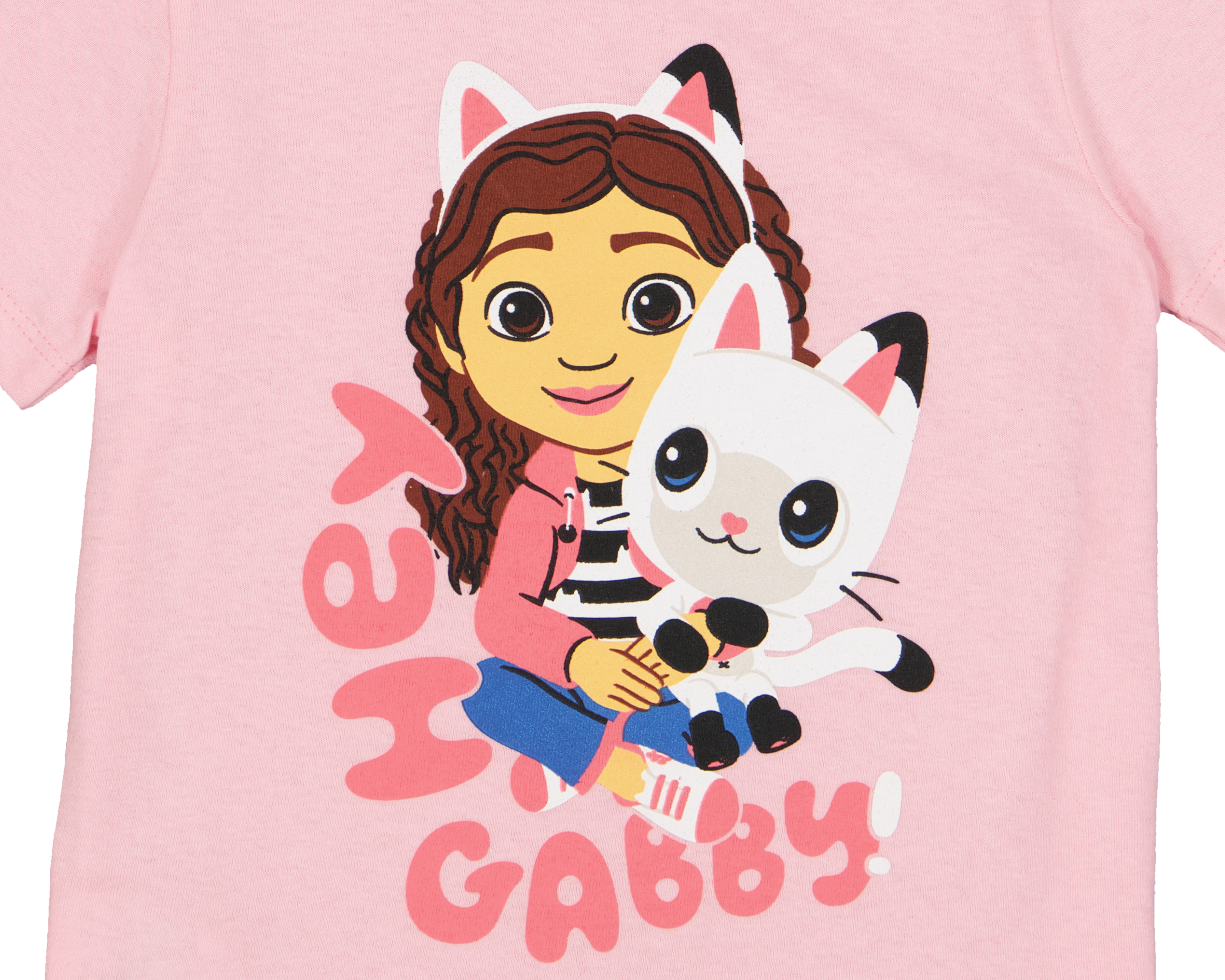 Foto 4 pulgar | Foto 3 | Playera para Bebé Niña Gabby's Dollhouse de Algodón Rosa