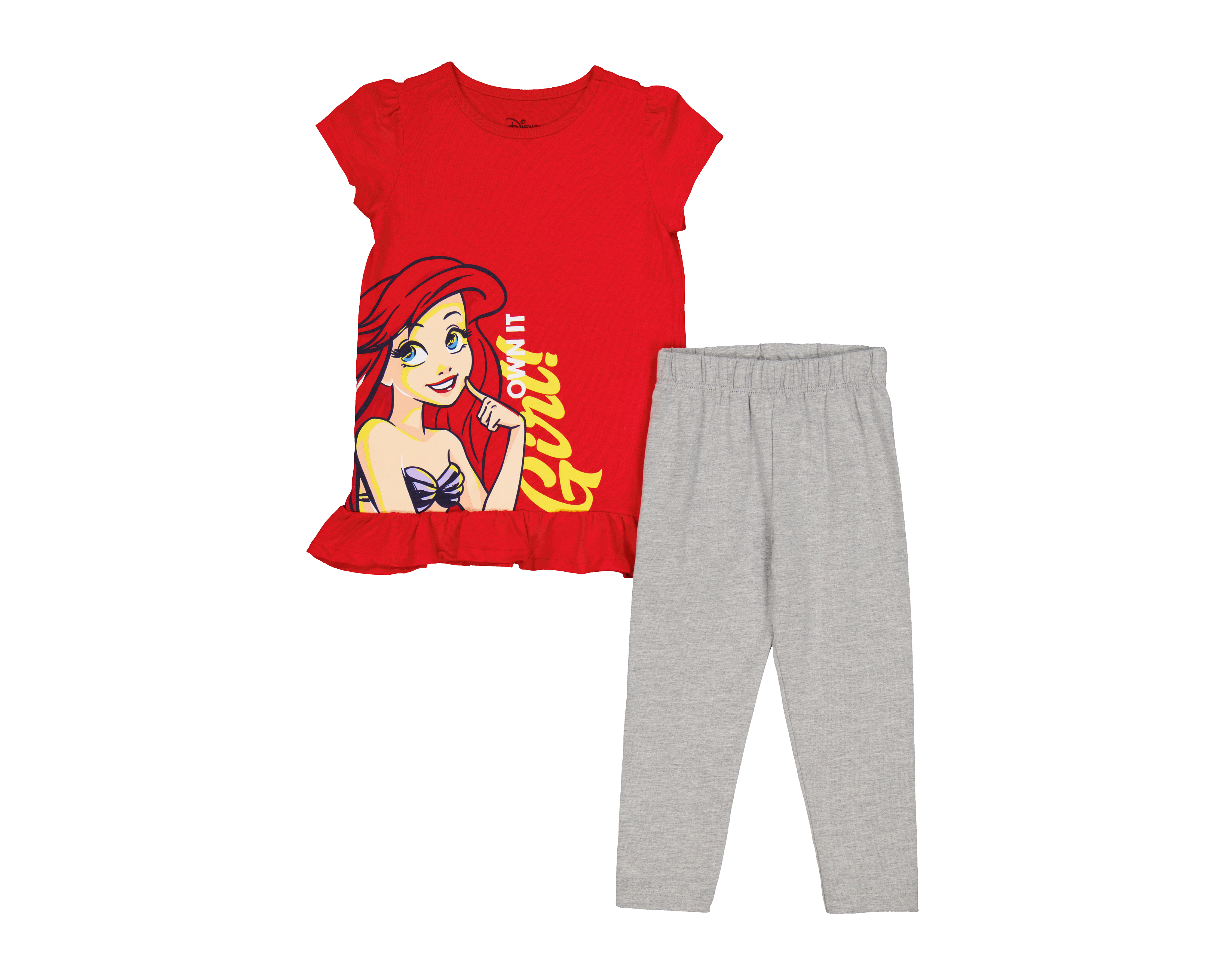Foto 2 pulgar | Foto 1 | Playera y Pantalón de Algodón para Bebé Niña Disney Princess