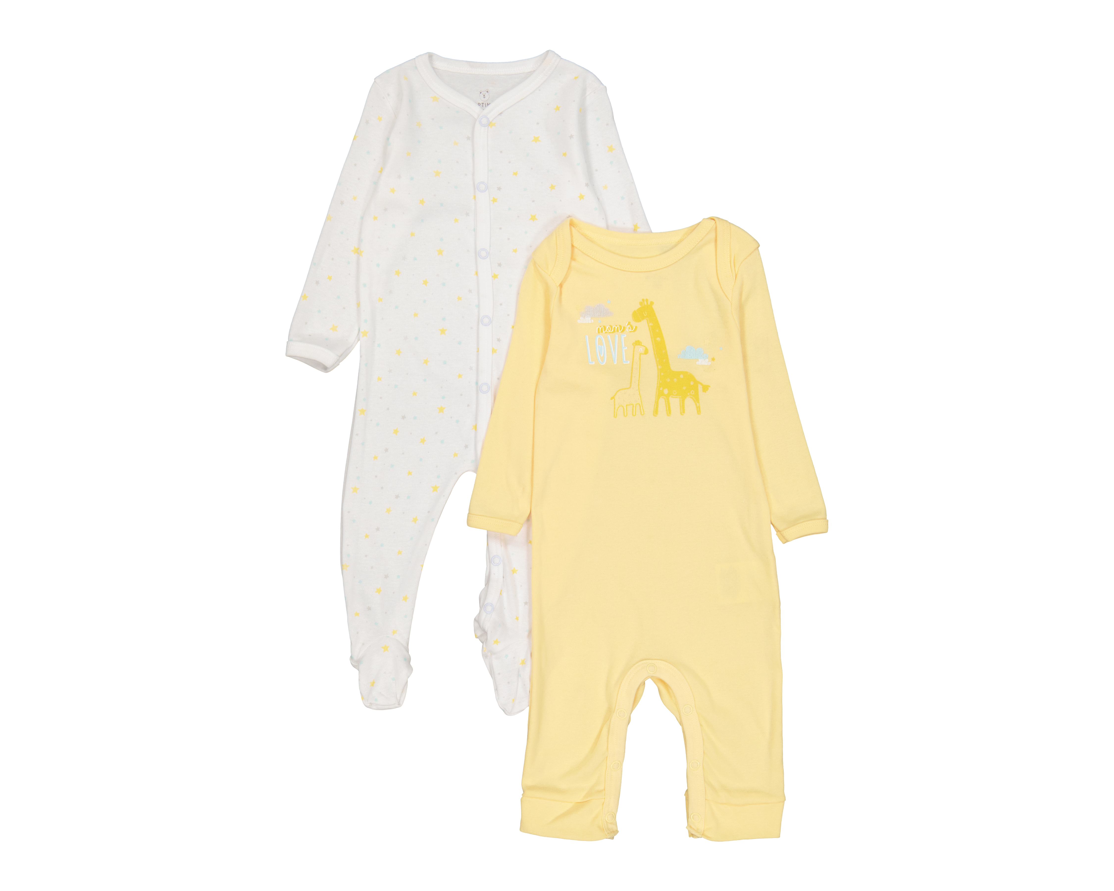 Foto 2 pulgar | Foto 1 | Mameluco y Pañalero de Algodón para Bebé Baby Optima