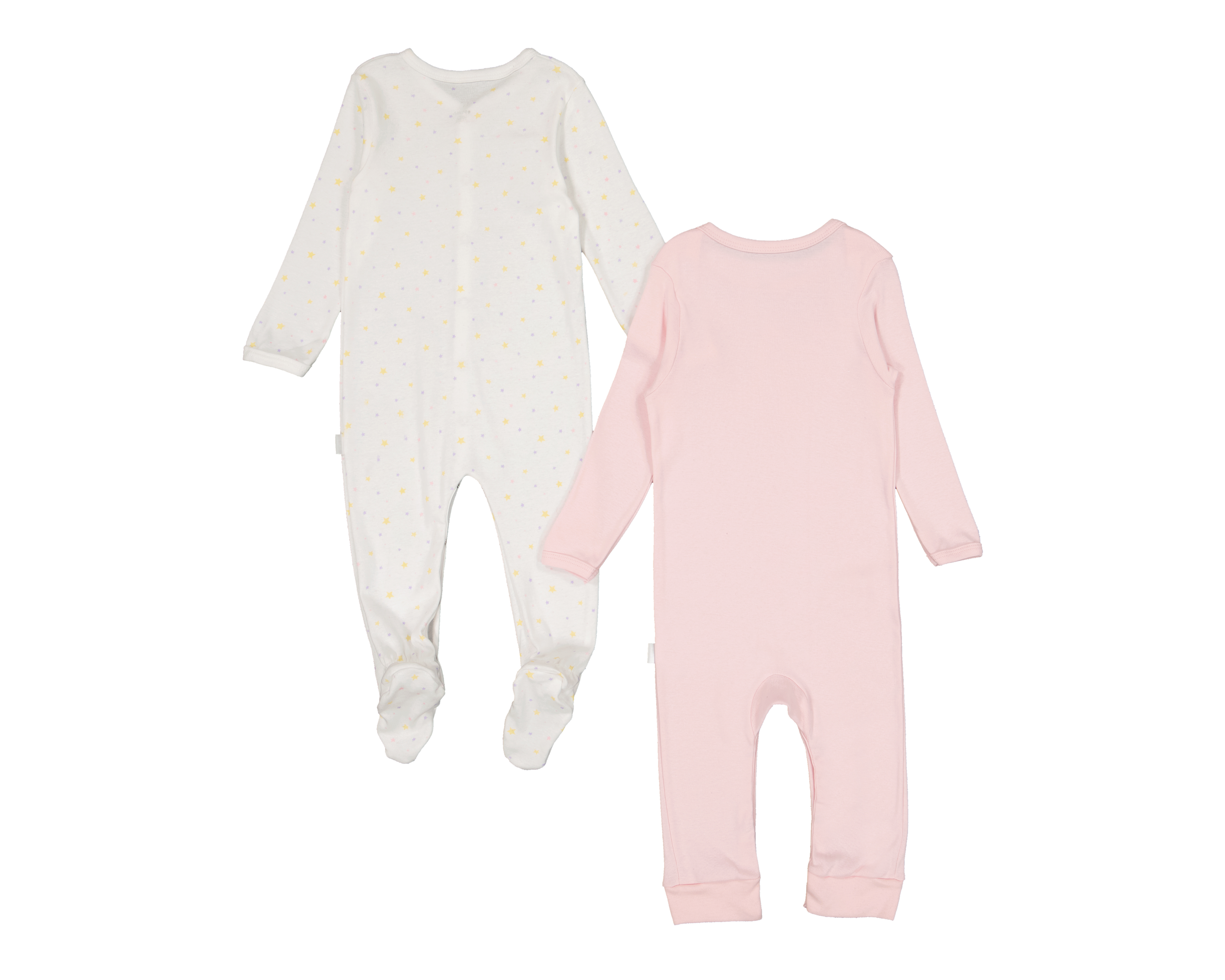 Foto 3 pulgar | Foto 2 | Mameluco para Bebé Niña Baby Optima de Algodón 2 Piezas