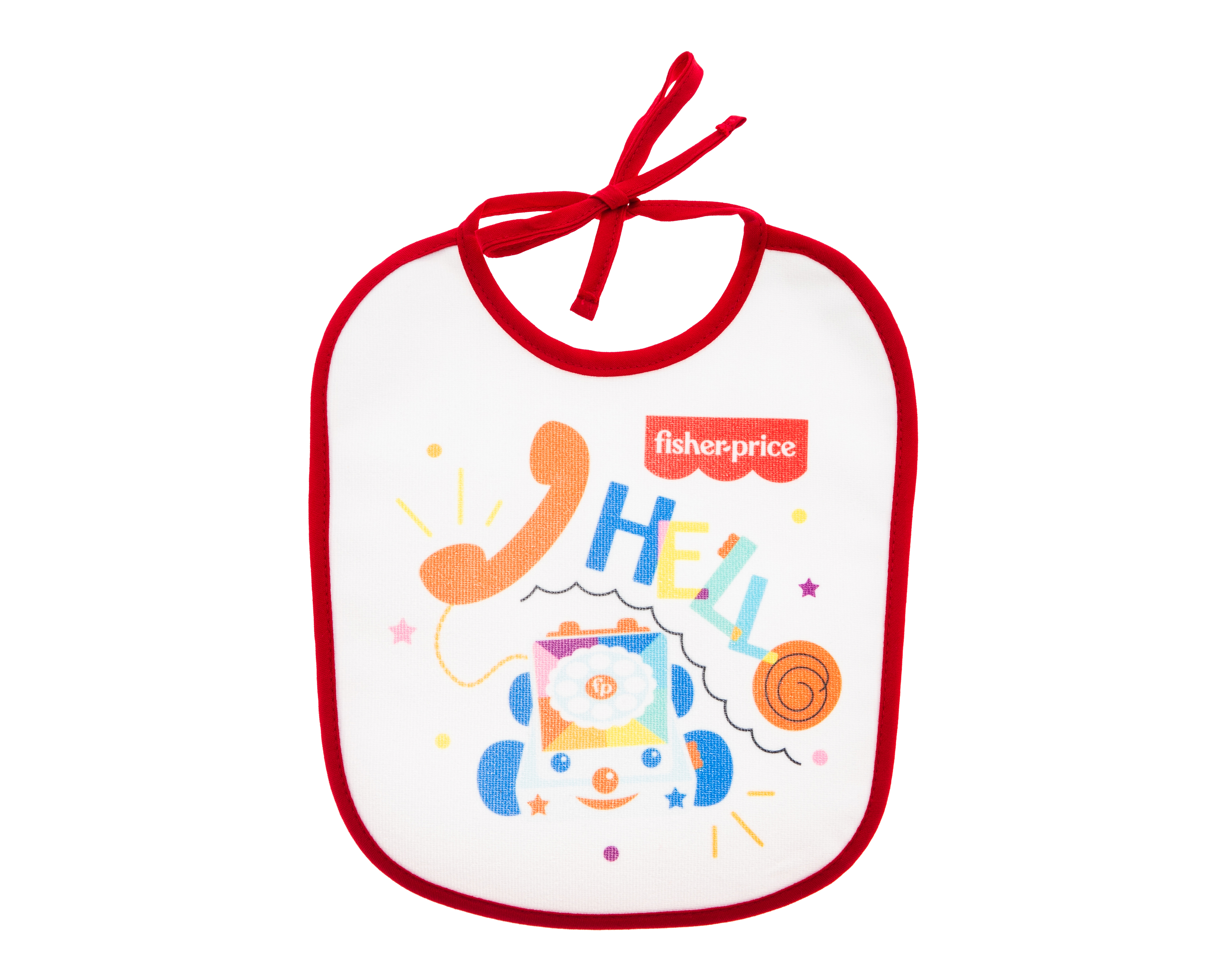 Foto 4 pulgar | Foto 3 | Baberos para Bebé Fisher-Price 5 Piezas