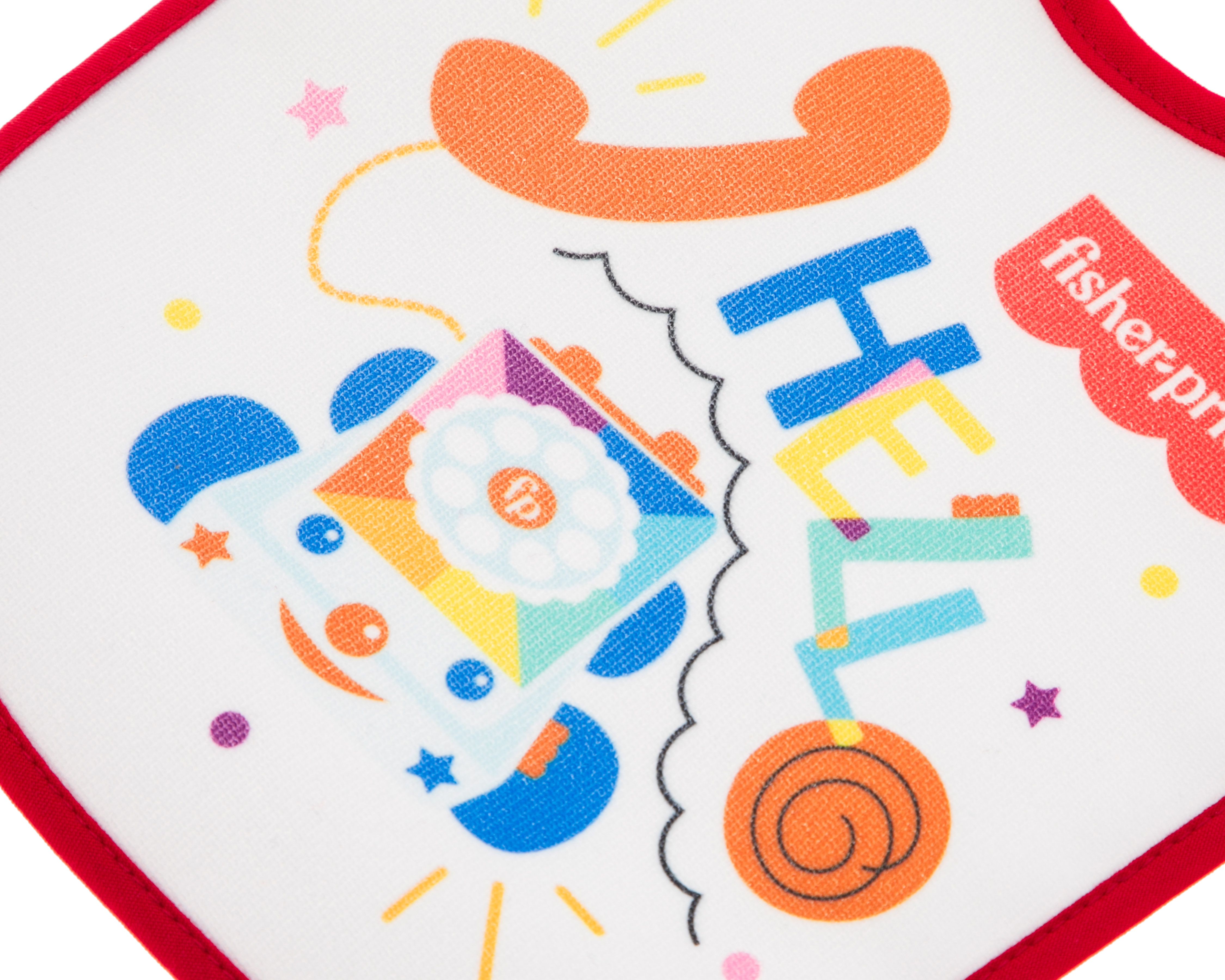 Foto 5 pulgar | Foto 4 | Baberos para Bebé Fisher-Price 5 Piezas