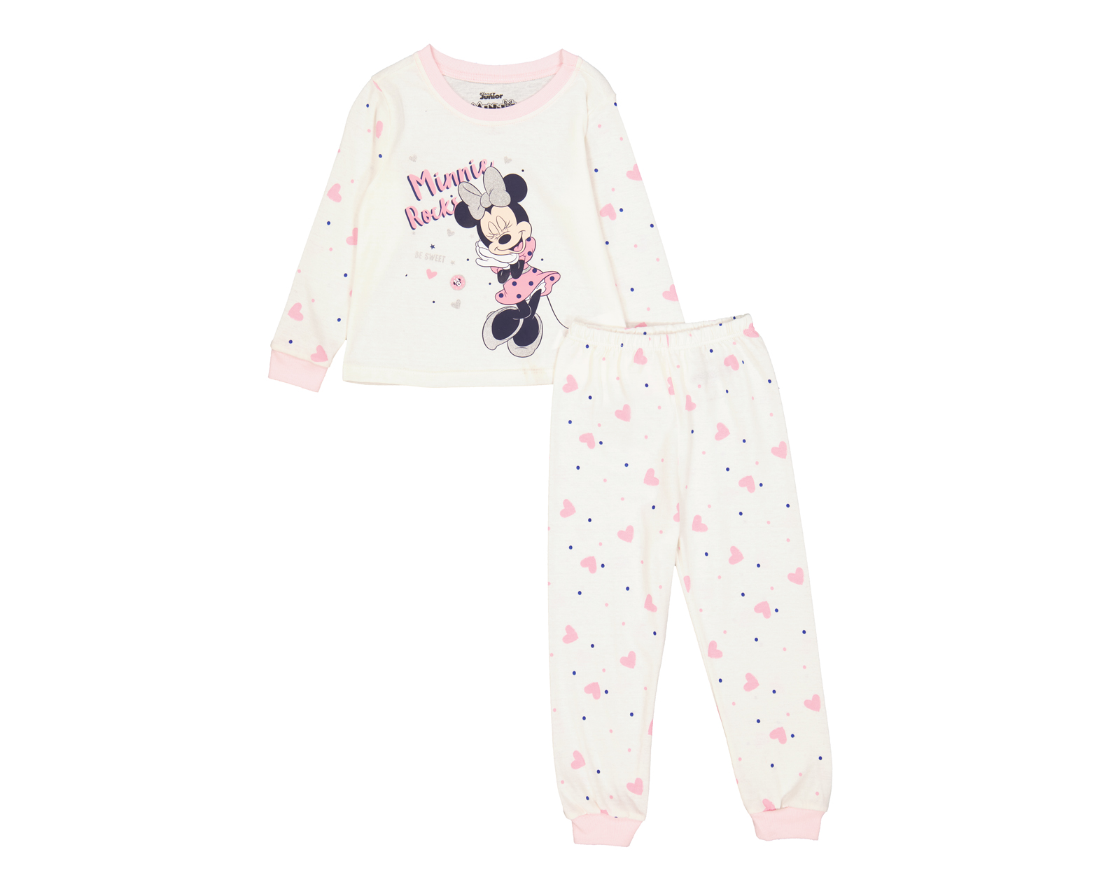 Foto 2 pulgar | Foto 1 | Pijama para Bebé Niña Disney Minnie Mouse