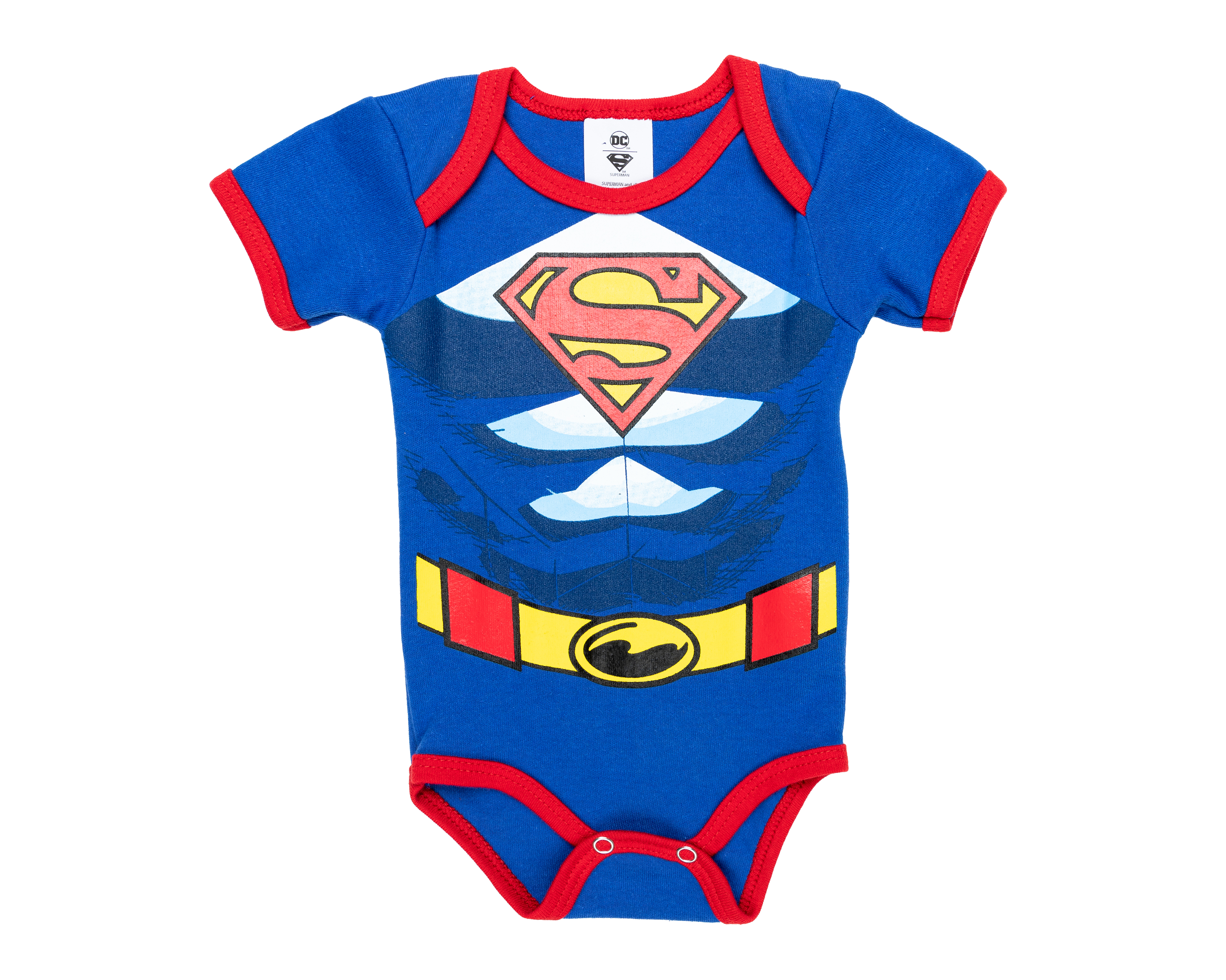 Foto 2 pulgar | Foto 1 | Pañalero para Bebé Niño Superman de Algodón Azul