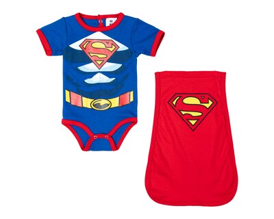 Foto 1 | Foto 1 | Pañalero para Bebé Niño Superman de Algodón con Capa