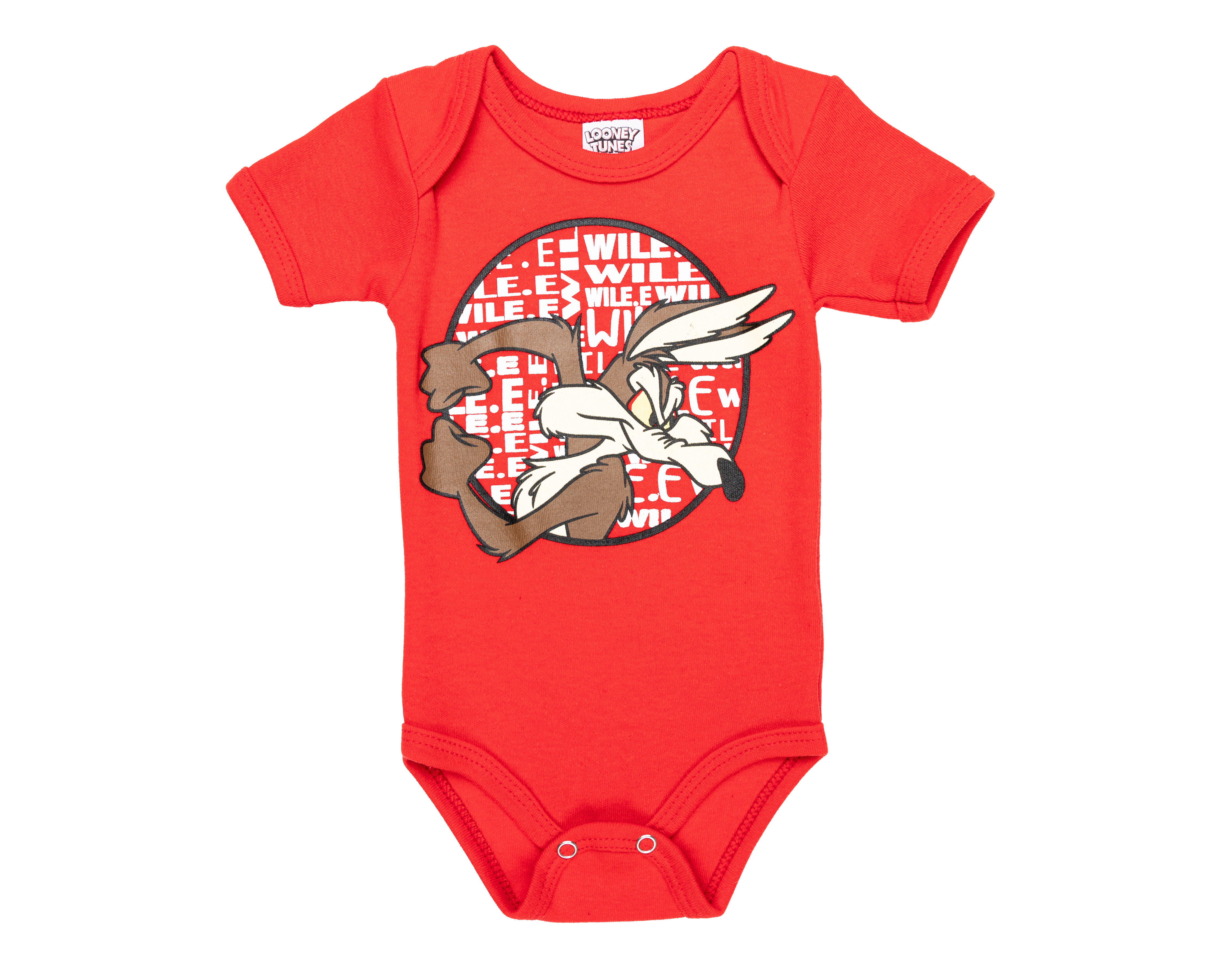 Pañalero para Bebé Niño Looney Tunes de Algodón Rojo