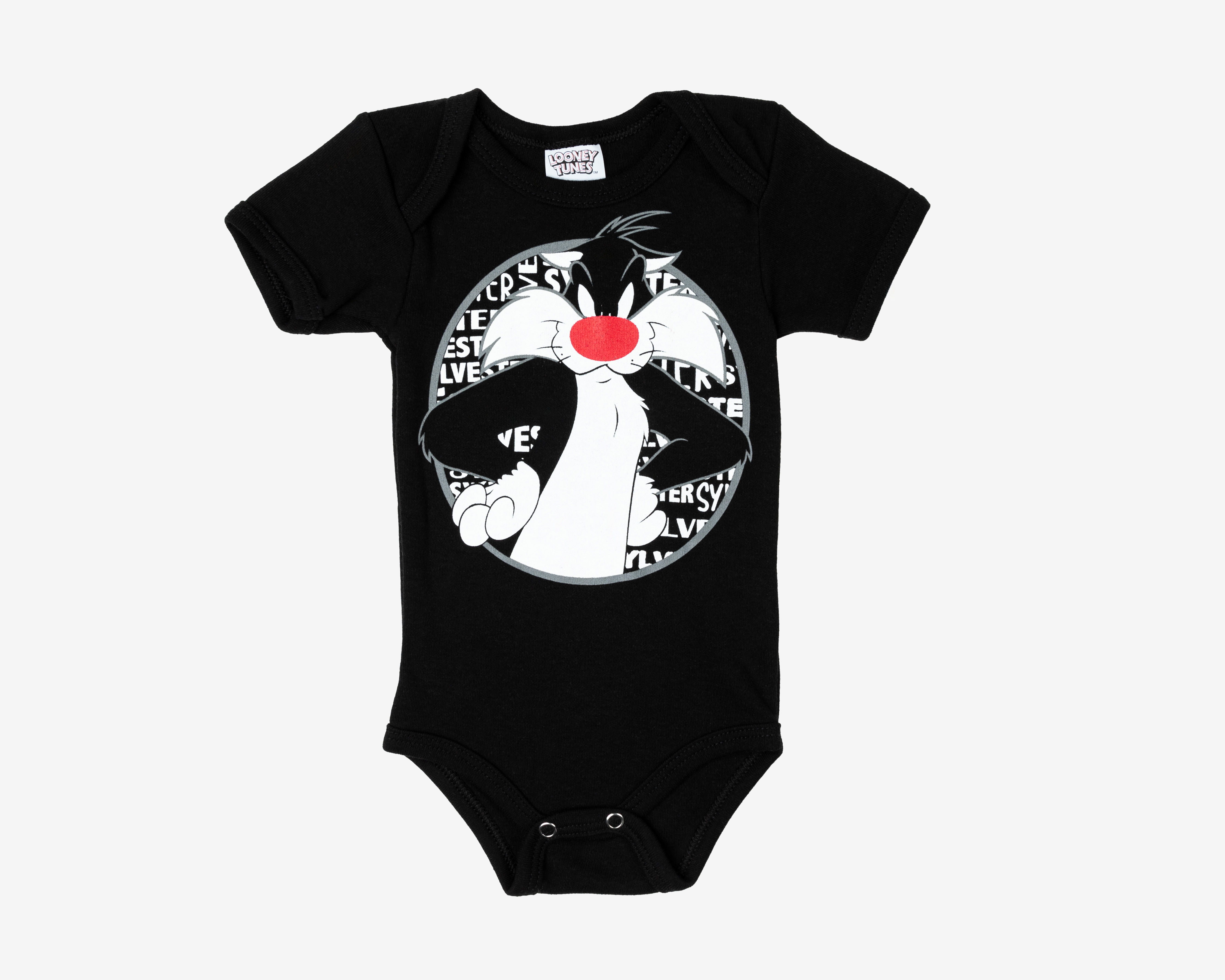 Foto 1 | Foto 1 | Pañalero para Bebé Niño Looney Tunes de Algodón Negro