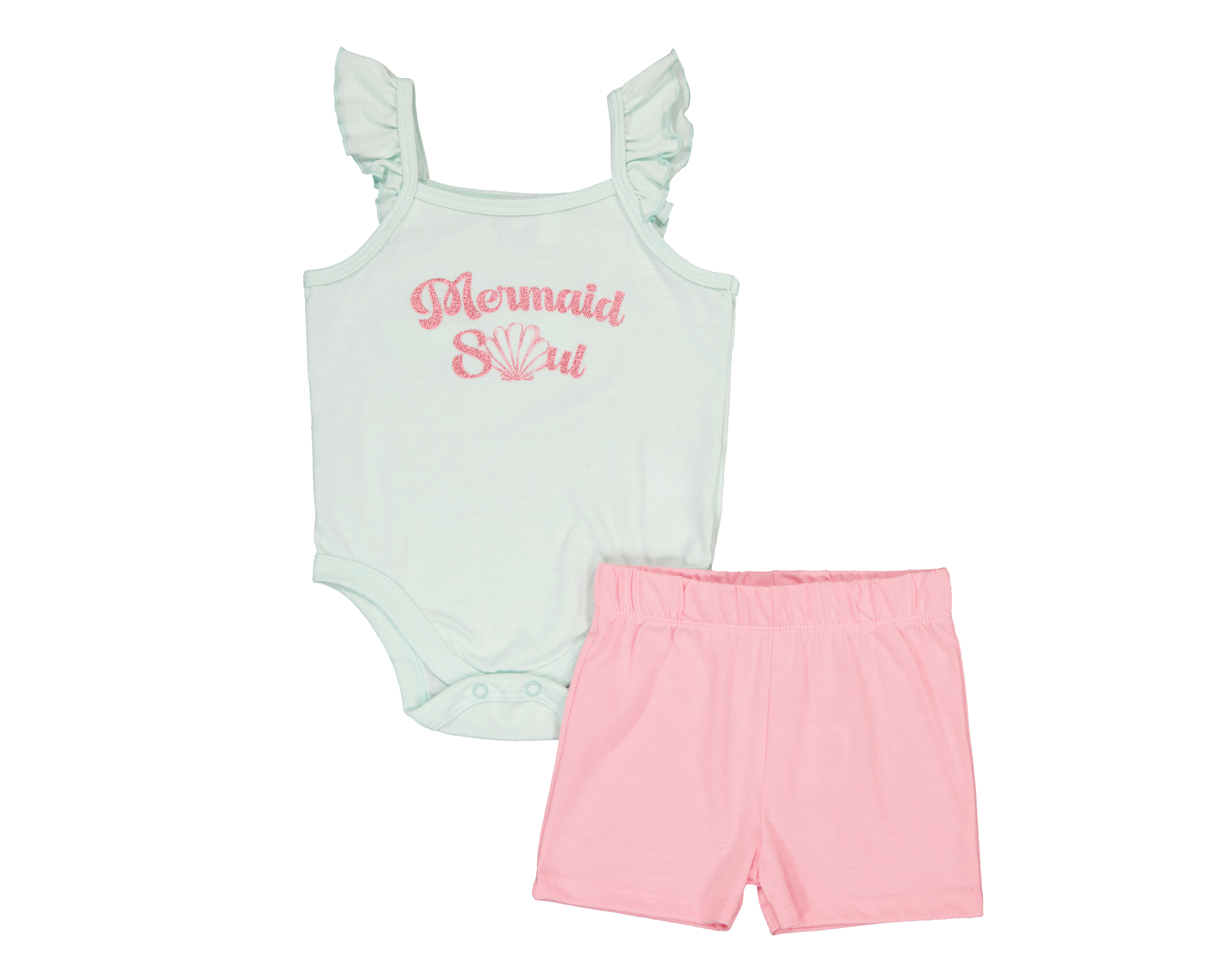 Foto 1 | Foto 1 | Pañalero y Short de Algodón para Bebé Niña Baby Óptima